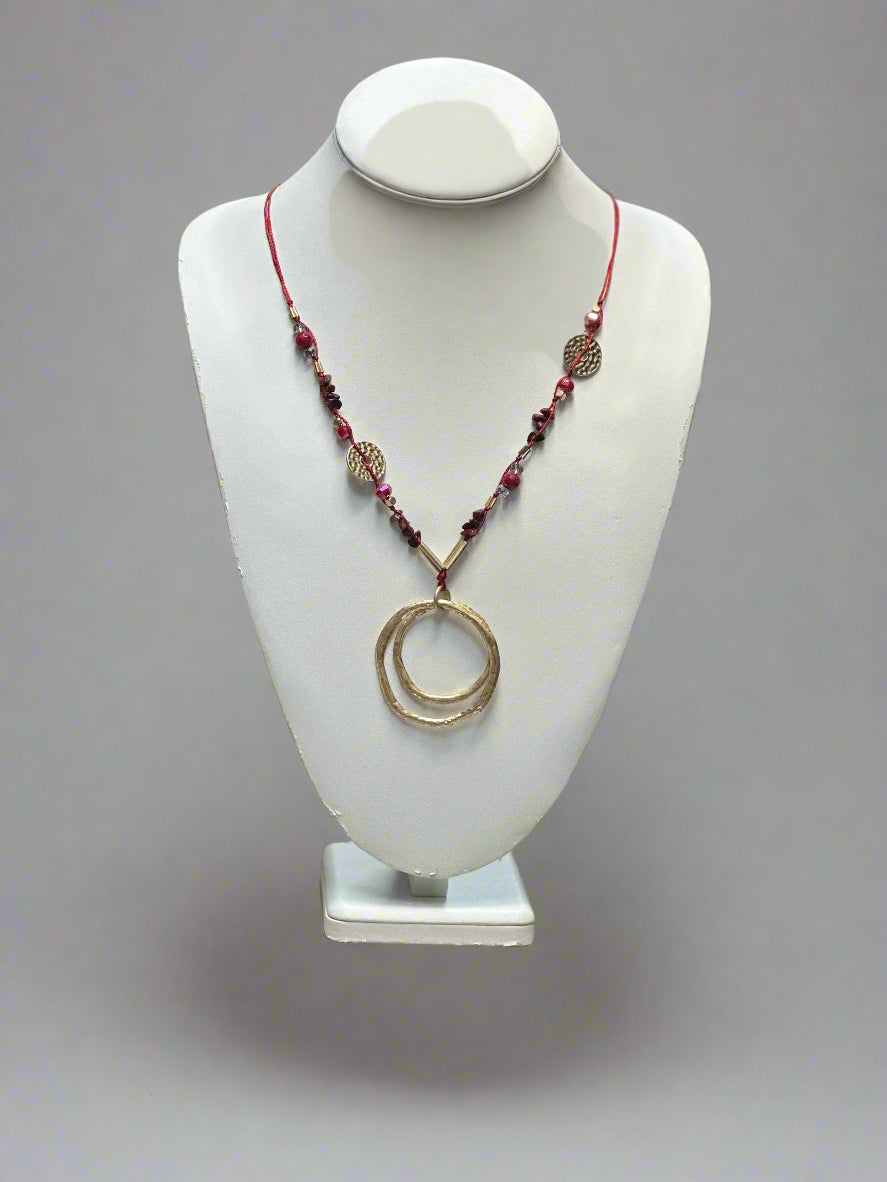 Red and Gold Necklace