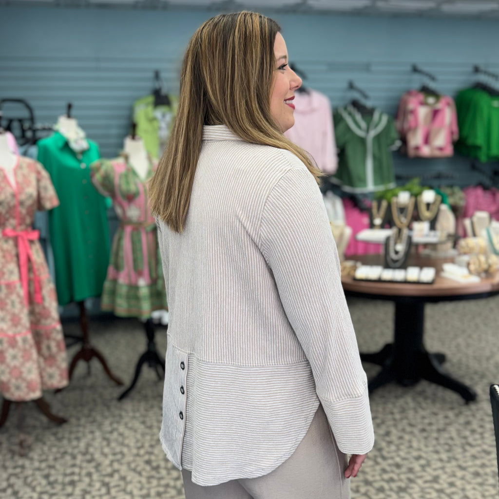 Pasadena Knit Stripe Top