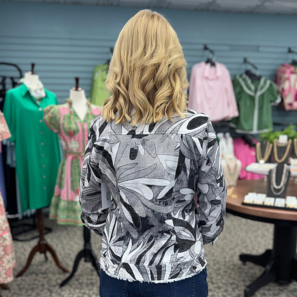 Two Way Button Front Jacket