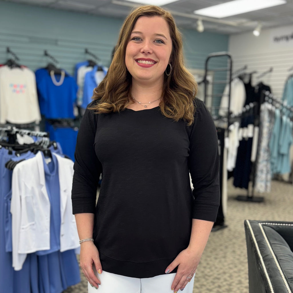 Renuar Knit Round Neck Top