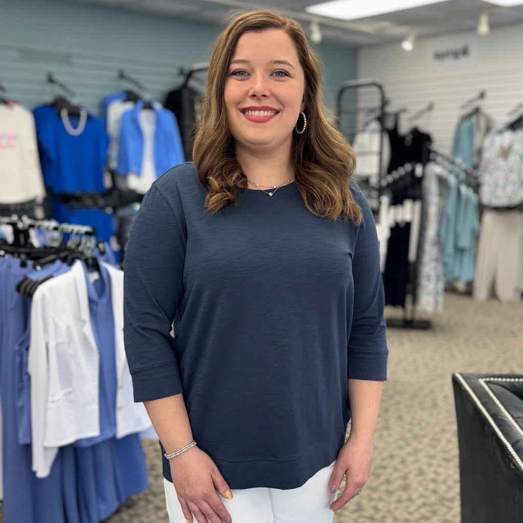 Renuar Knit Round Neck Top