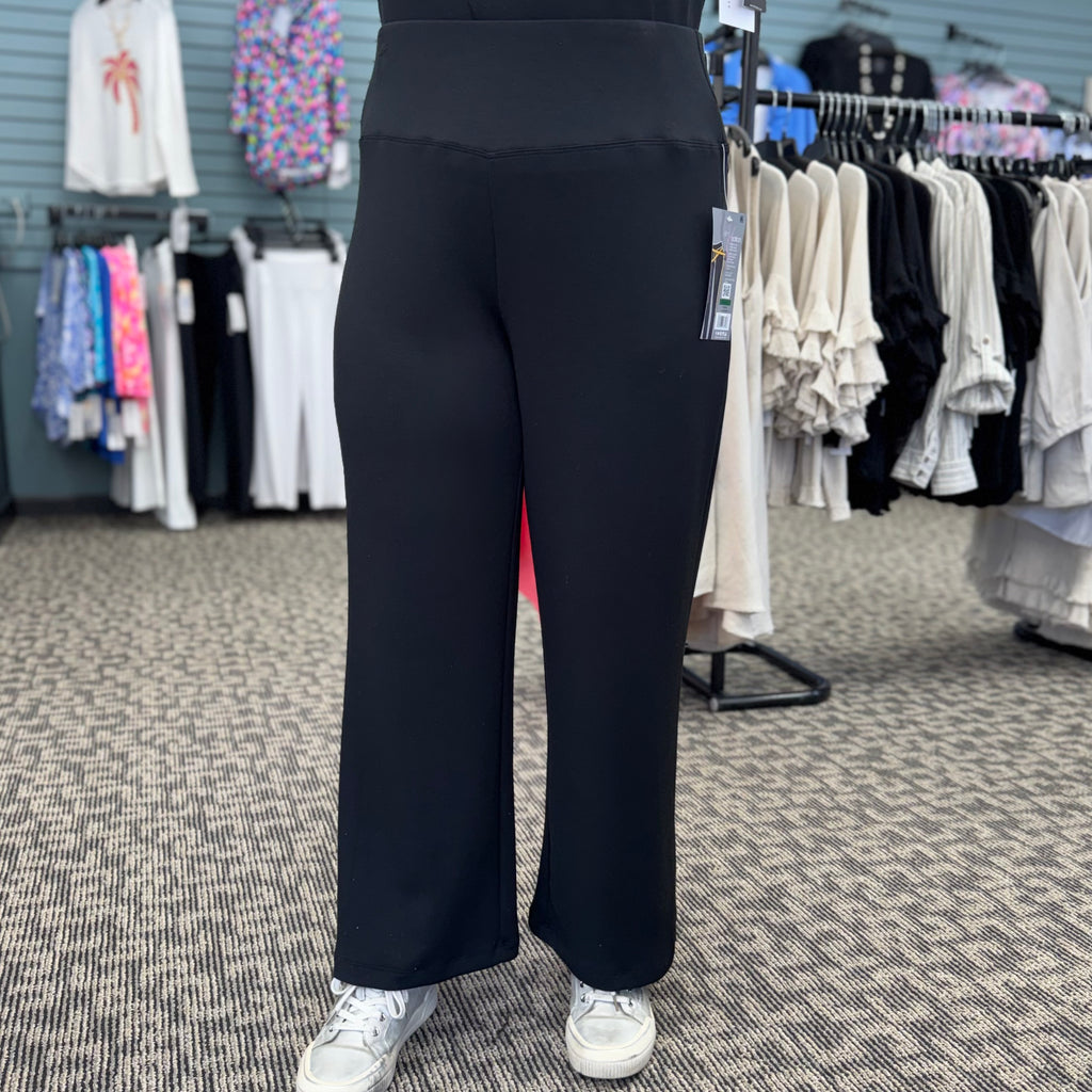 Wide Leg Pull-On Crop Pant