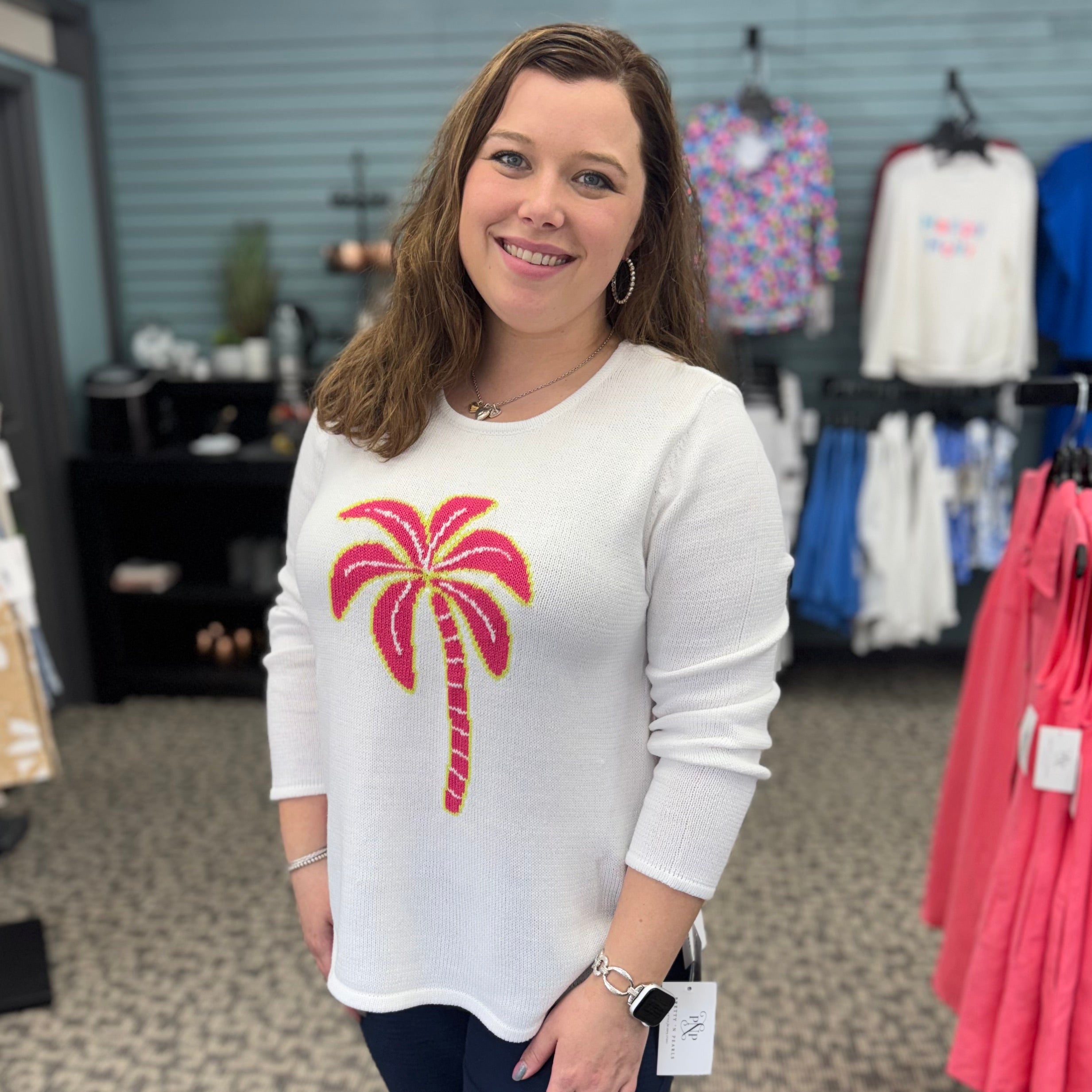 Knitted Scoop Neck Sweater