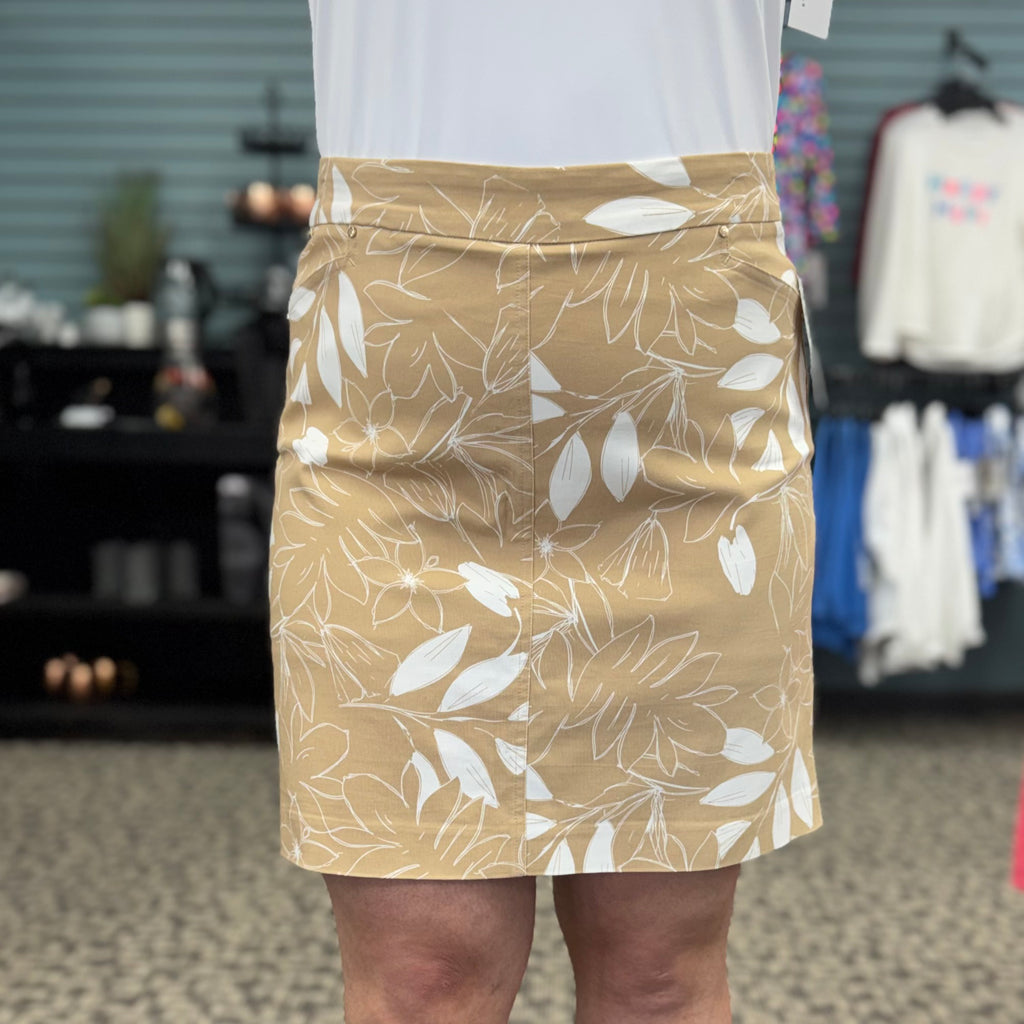 Renuar Floral Print Skort