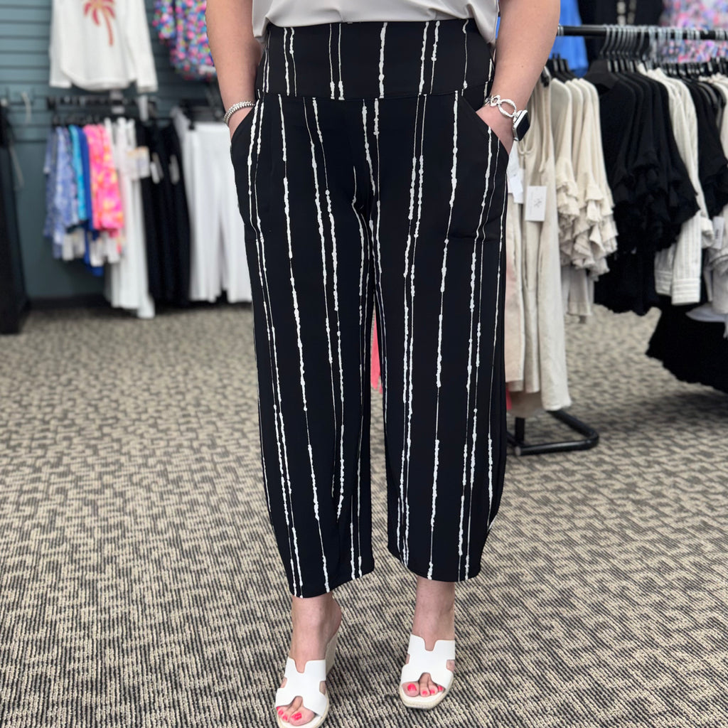 Narrow Lantern Pant Print