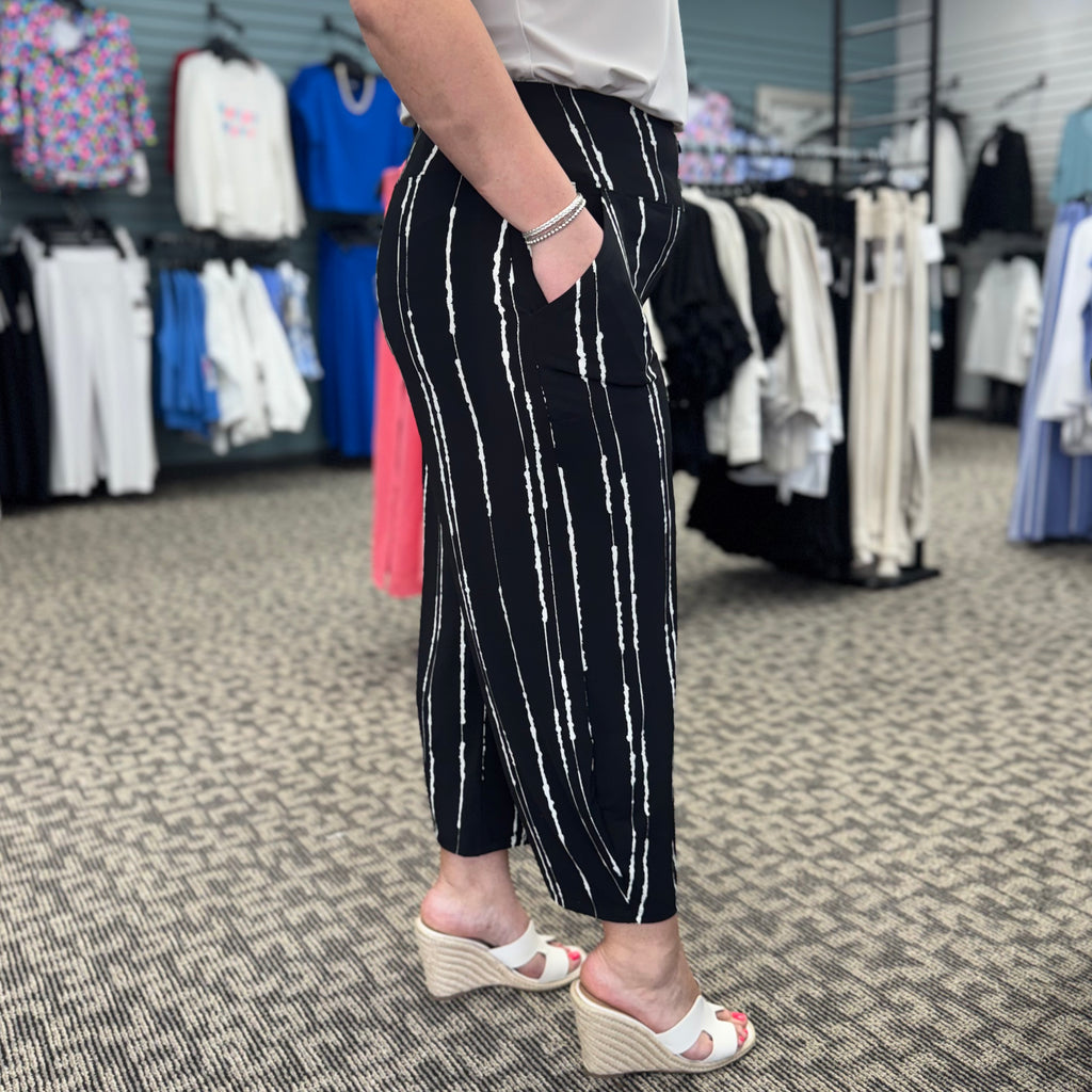 Narrow Lantern Pant Print