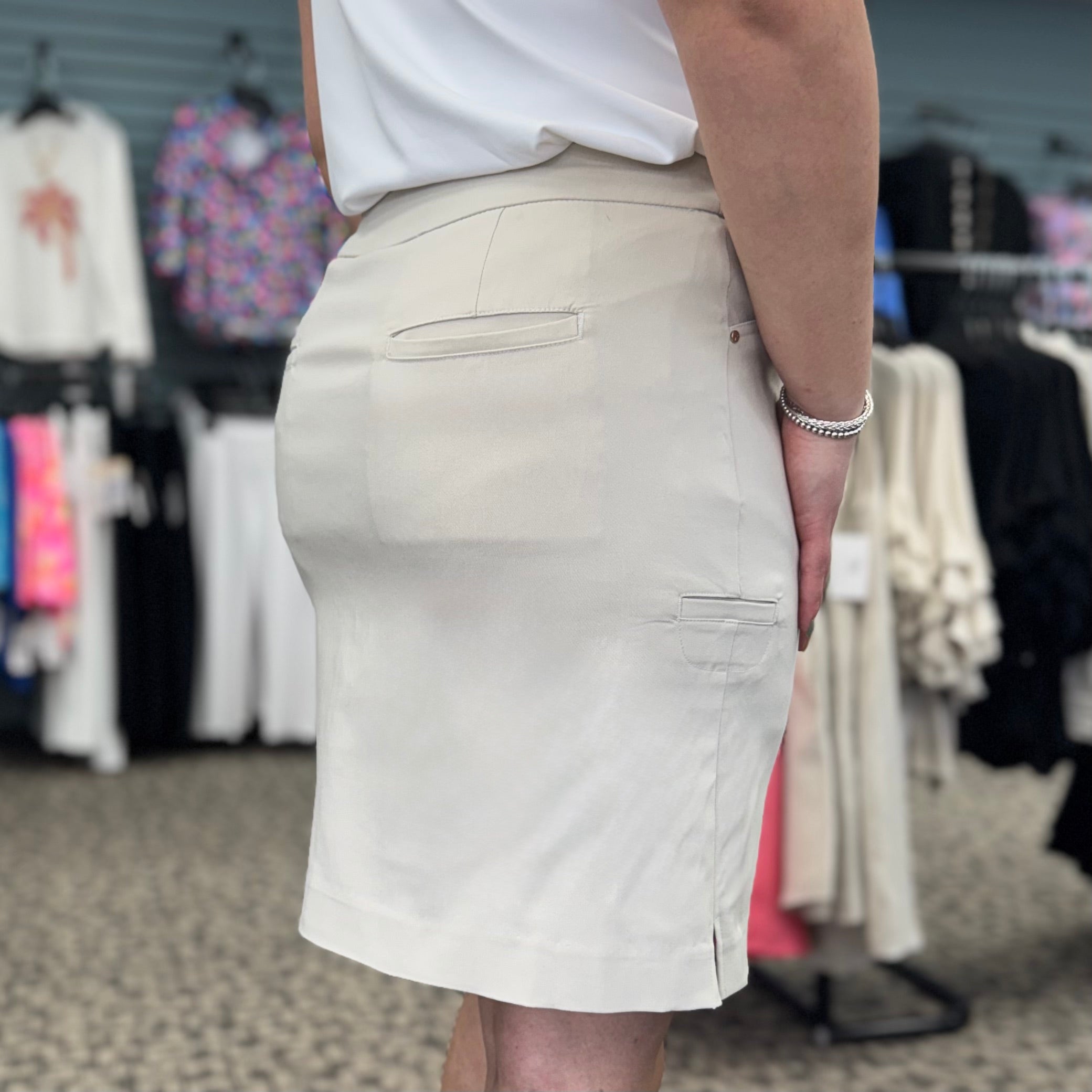 Renuar Pull-On Pencil Skirt