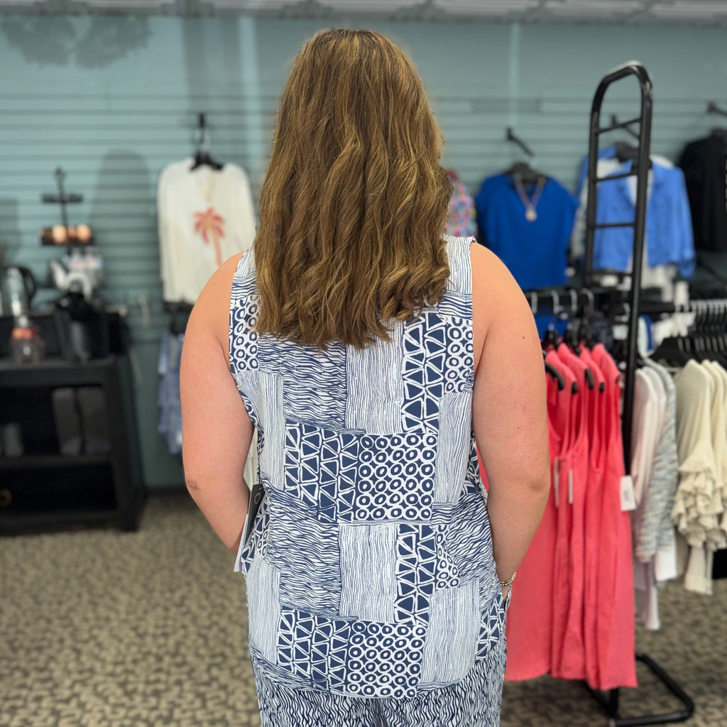 Viscose Rayon Crepe Bali Overlay Tank