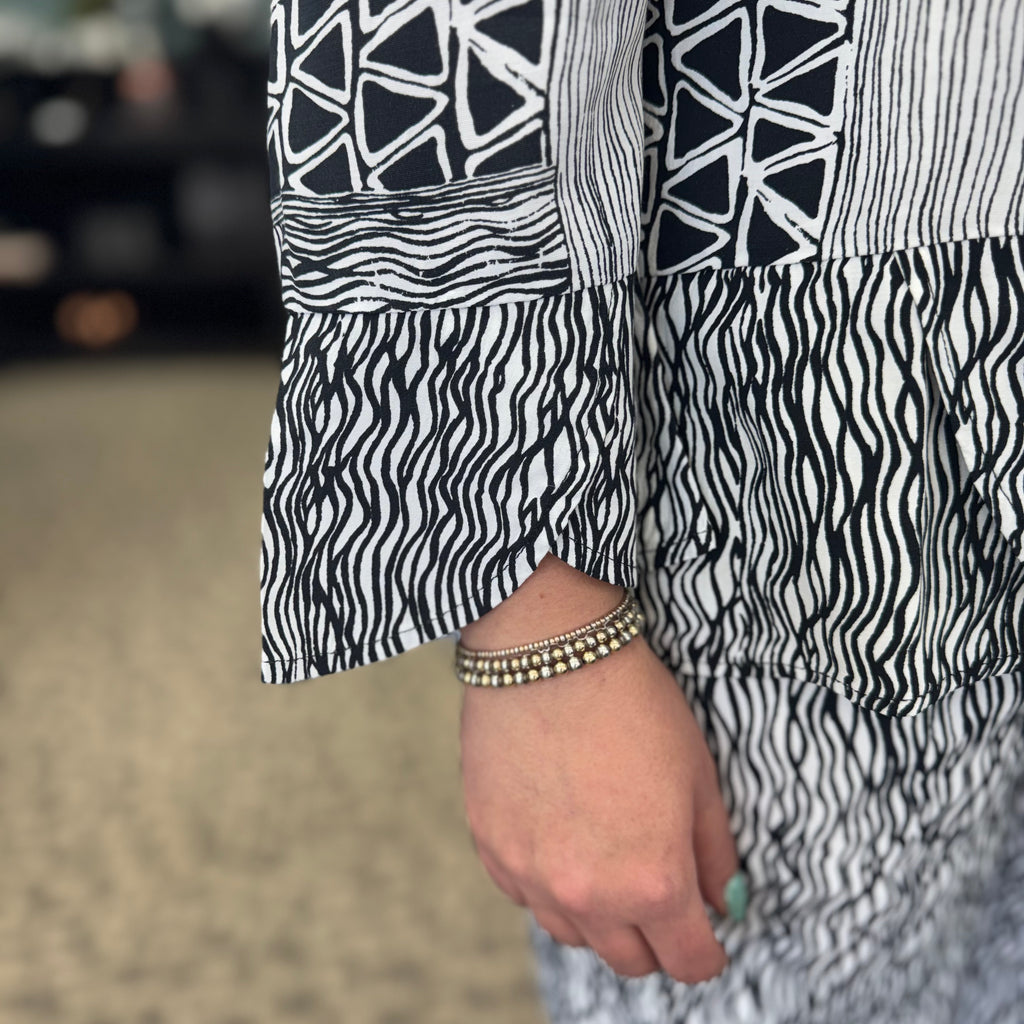 Viscose Rayon Crepe Bali Mixed Pullover