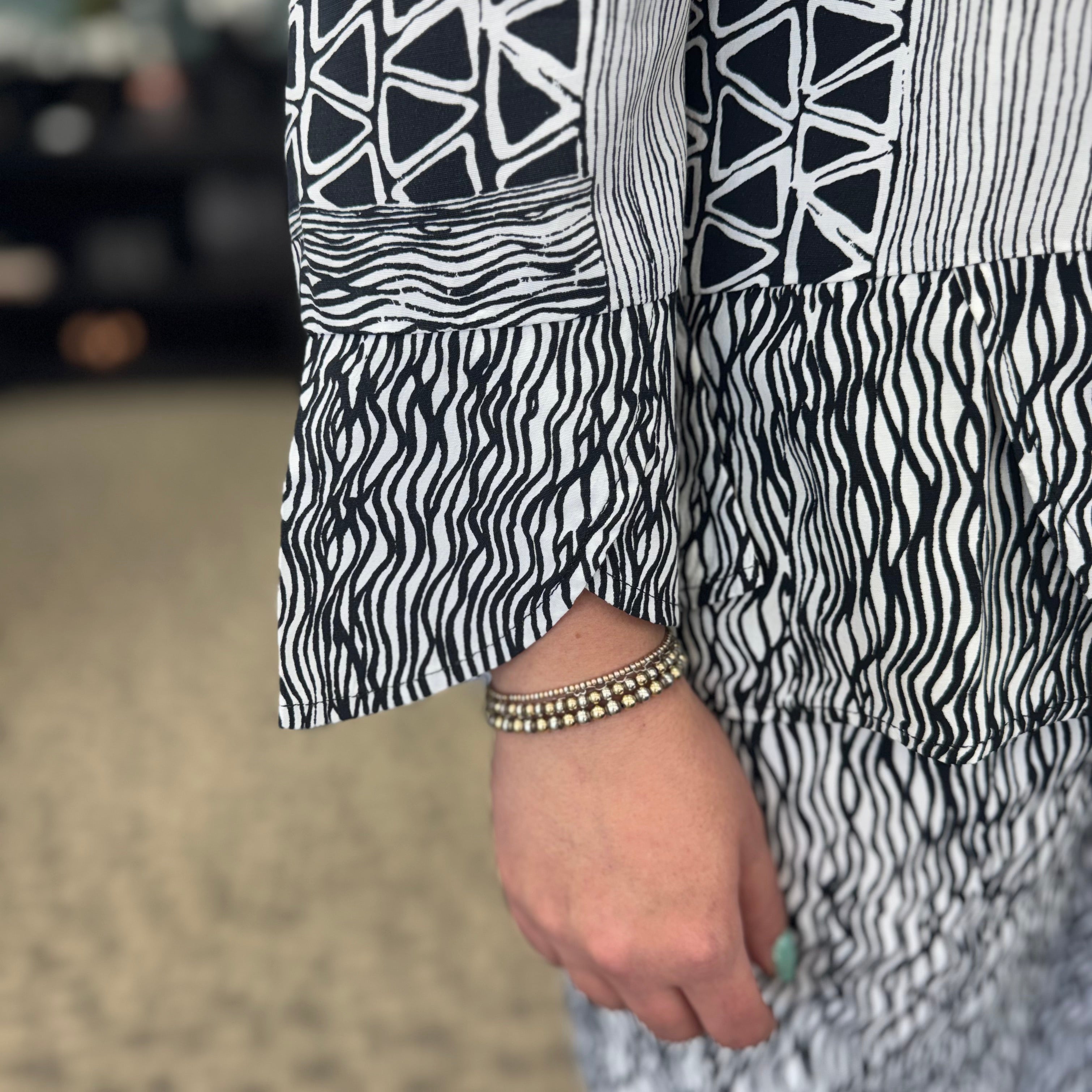 Viscose Rayon Crepe Bali Mixed Pullover
