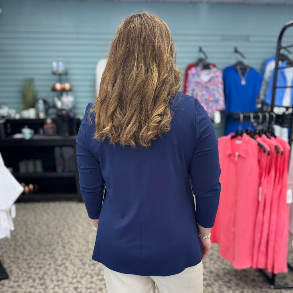Core Travel Solid Seamed Tunic