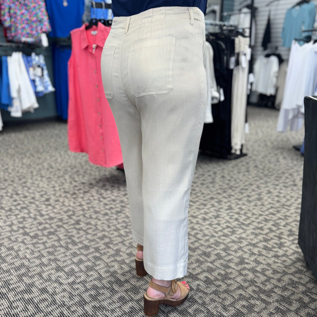 Renuar Gold Woven Pant