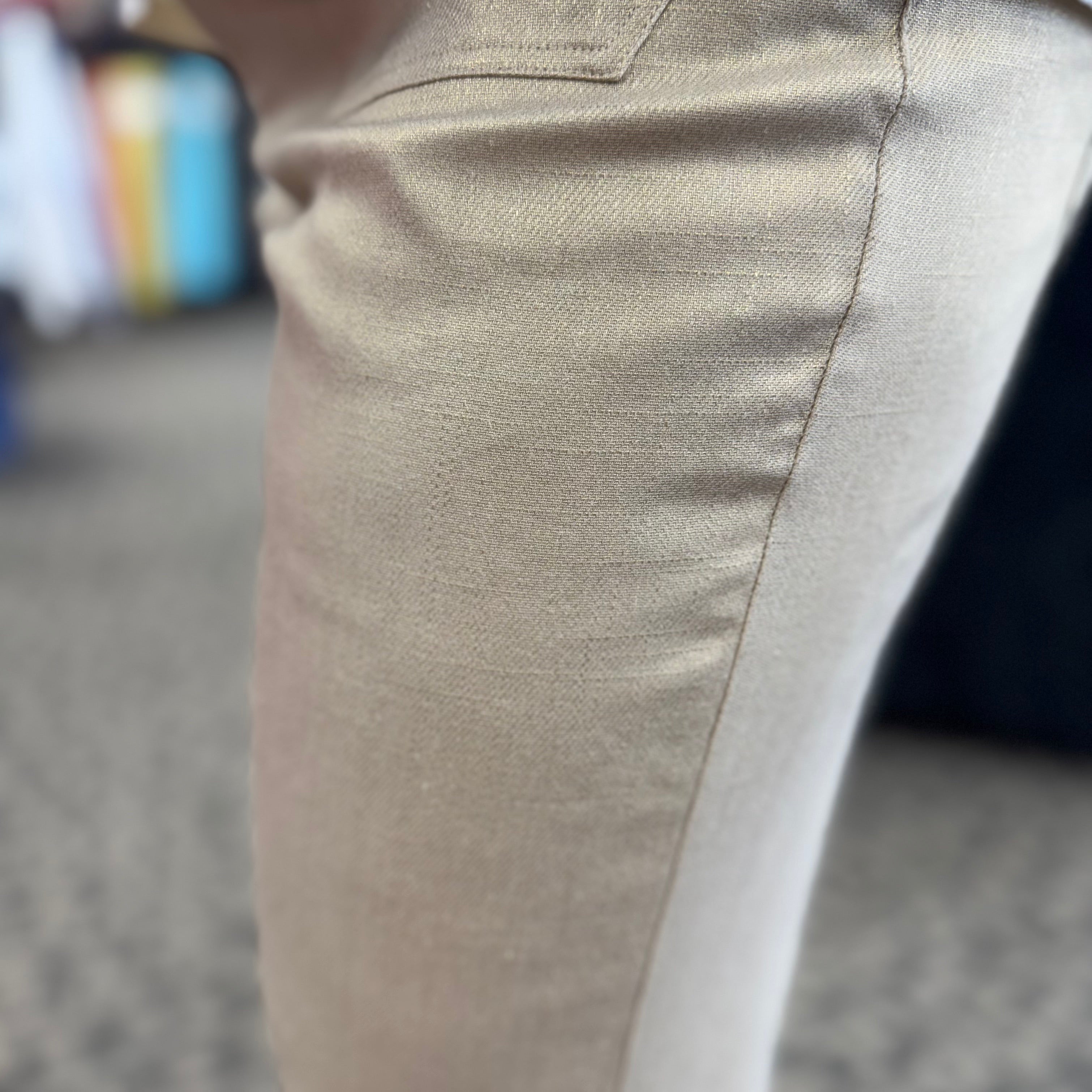Renuar Gold Woven Pant