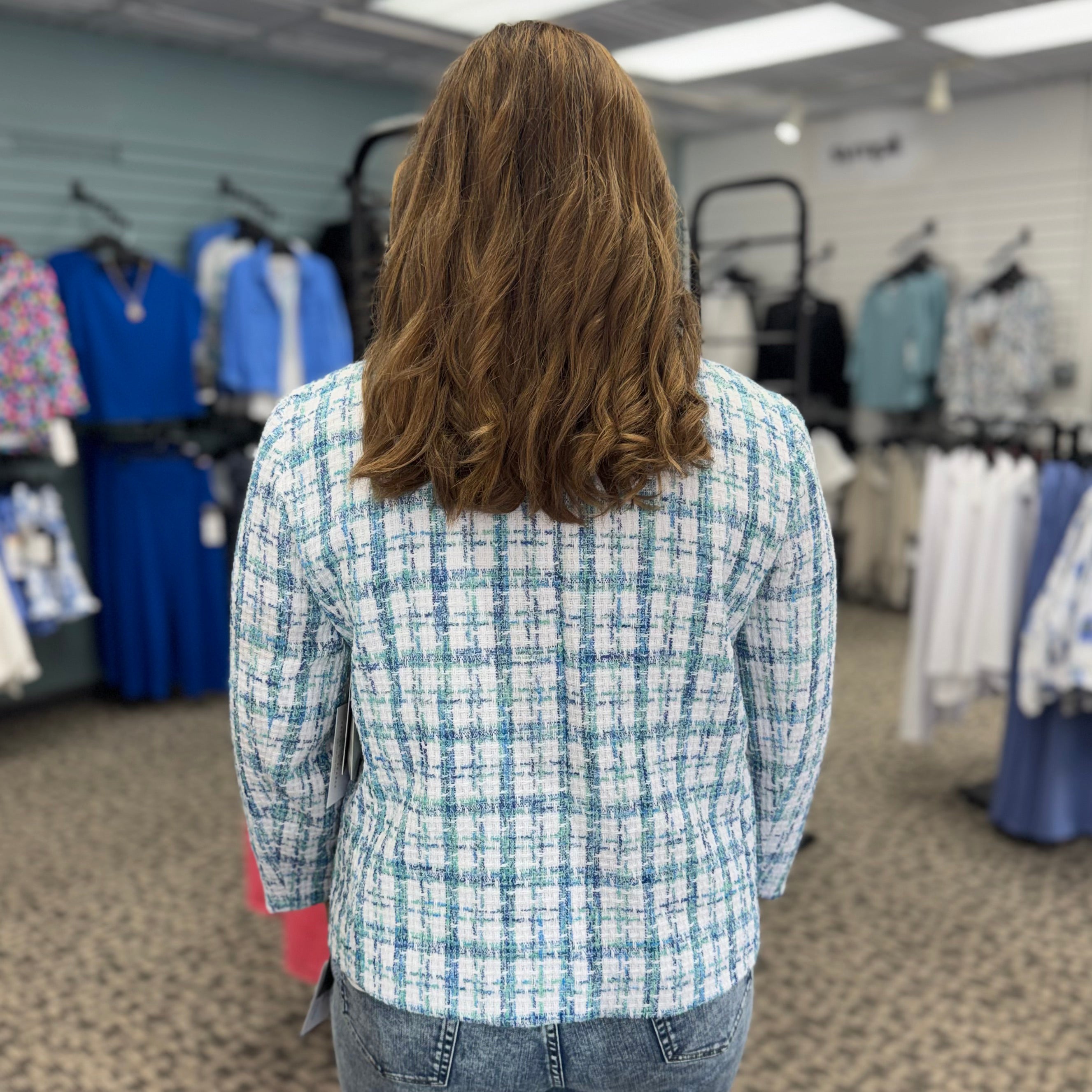 Woven Tweed Jacket
