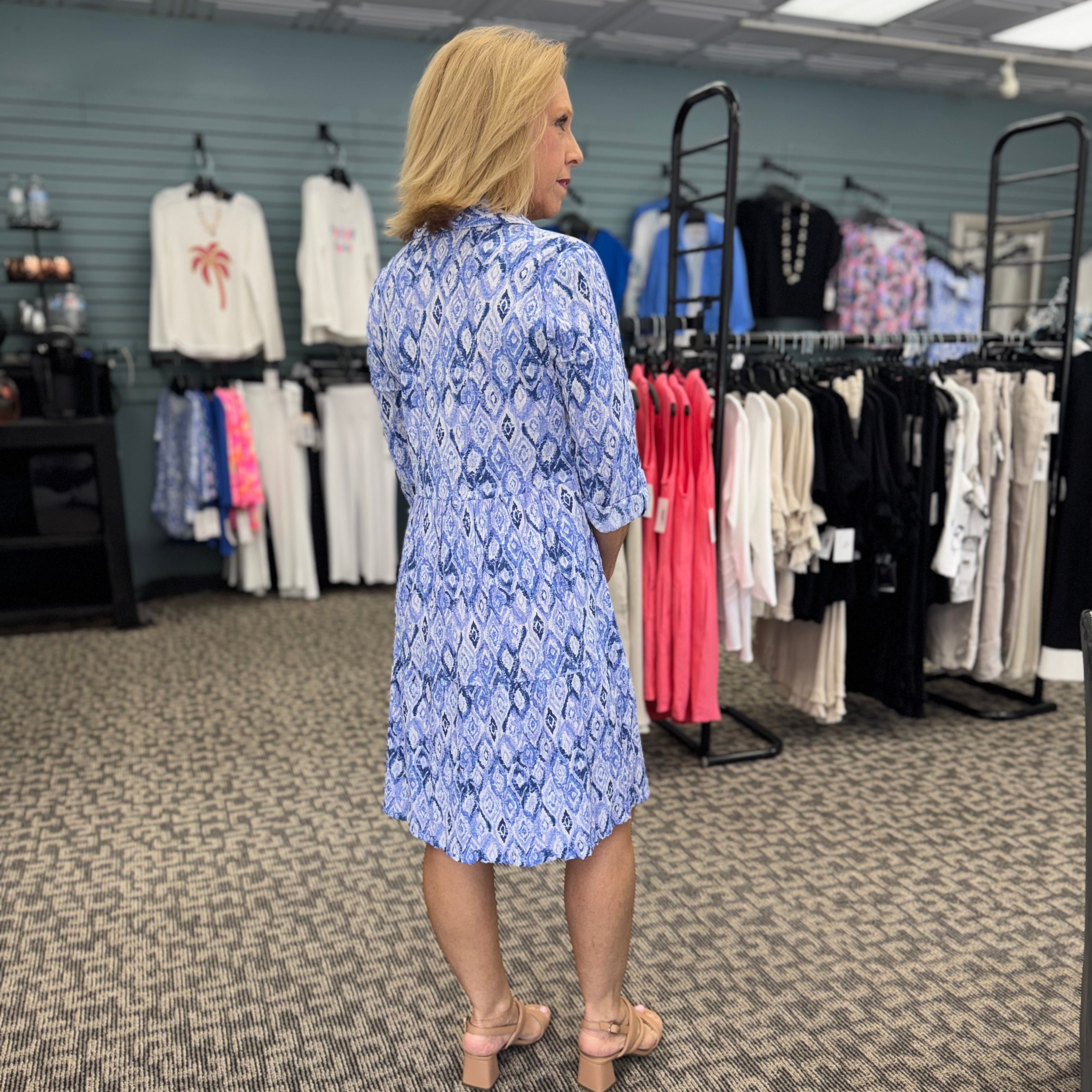 Patterned Diamonds Lanai Dress