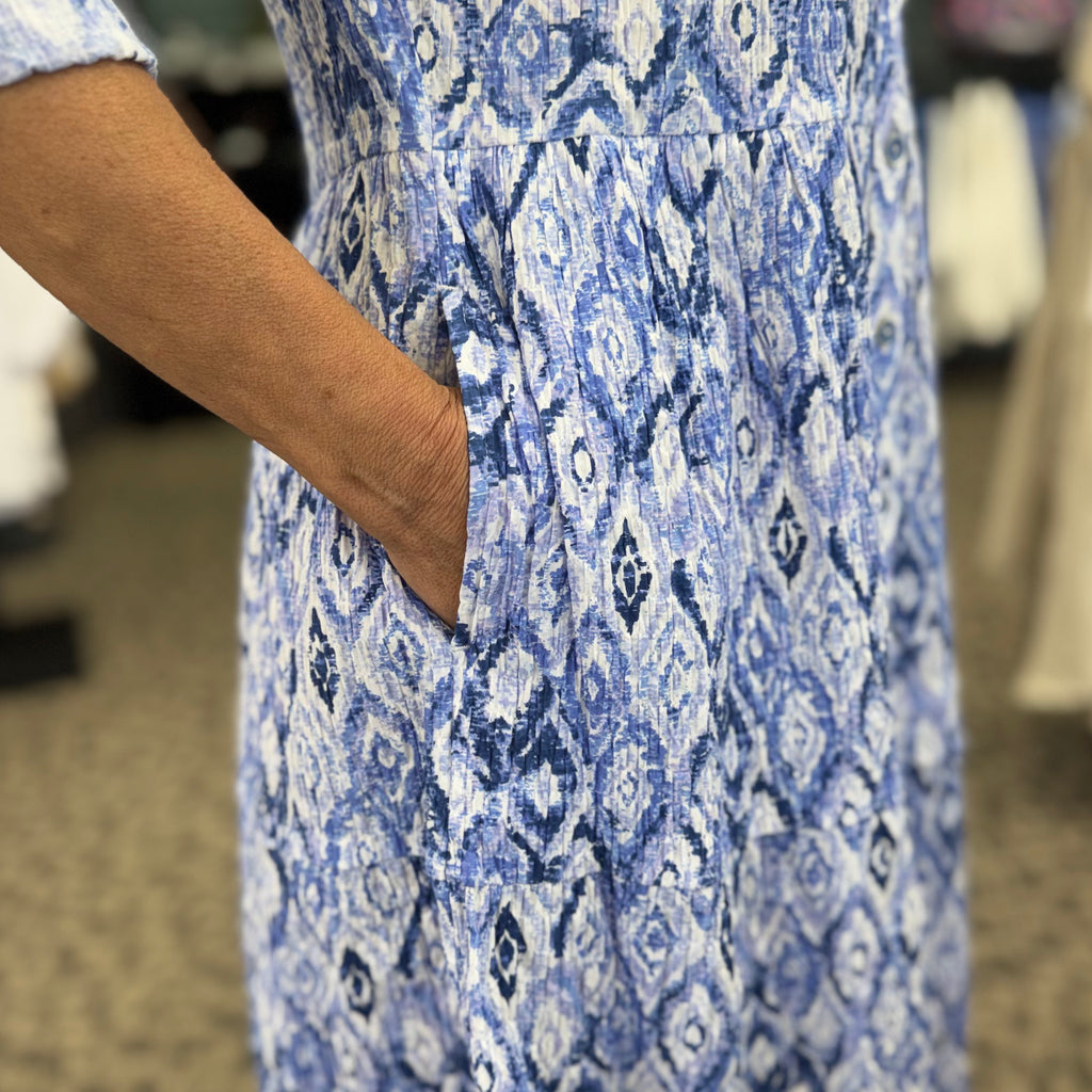 Patterned Diamonds Lanai Dress