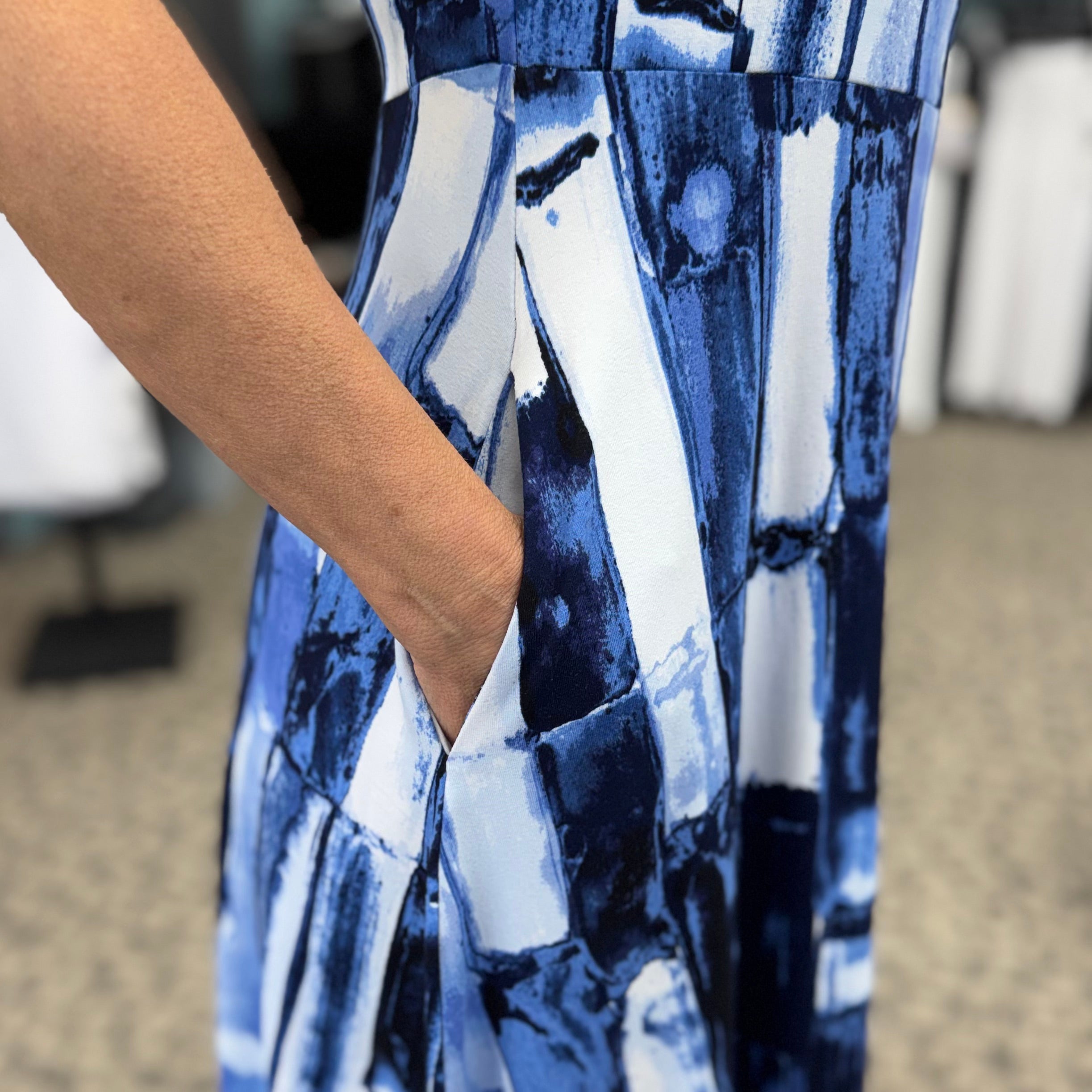 Core Travel BrushStroke Swing Dress