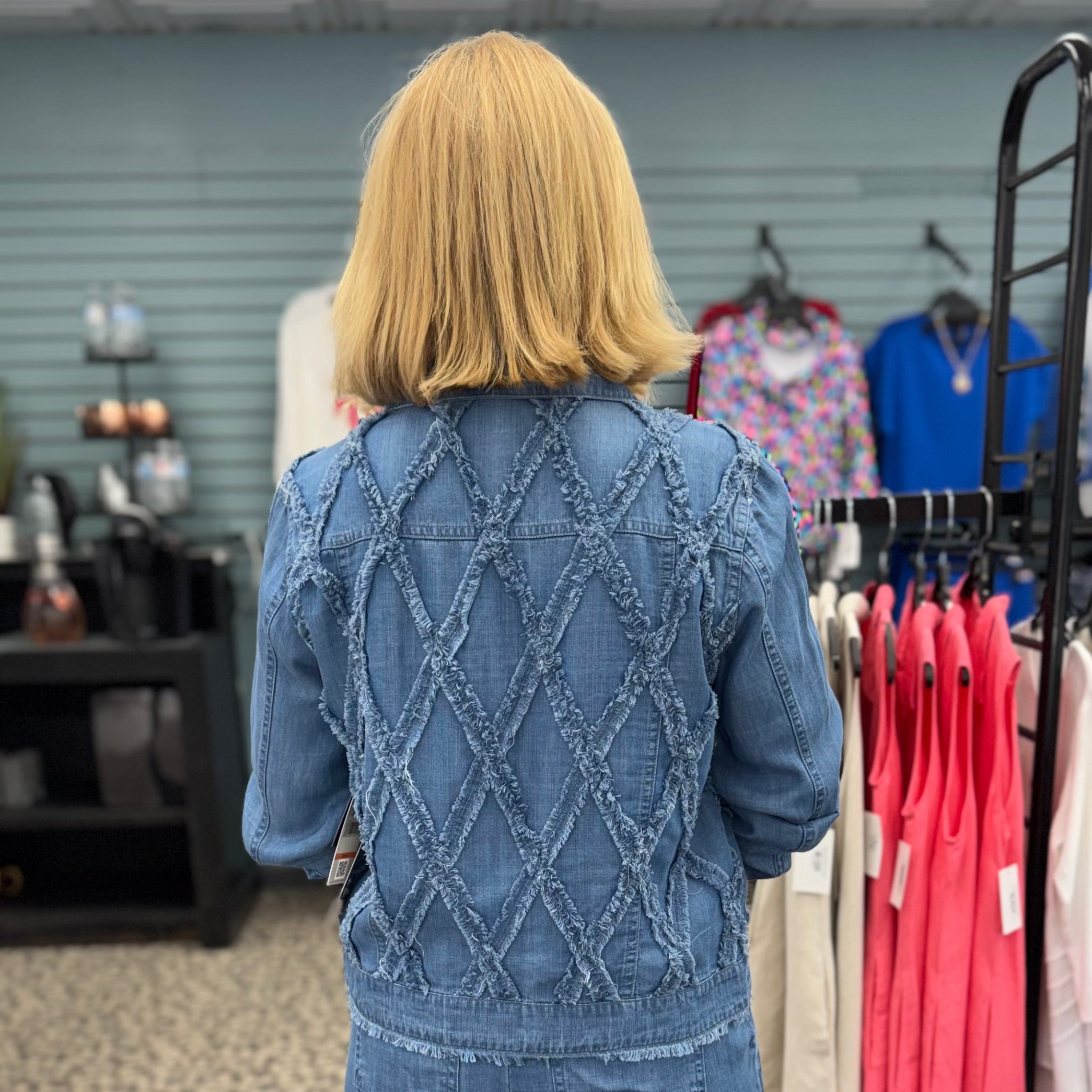 Cuffed Long Sleeve Jean Jacket