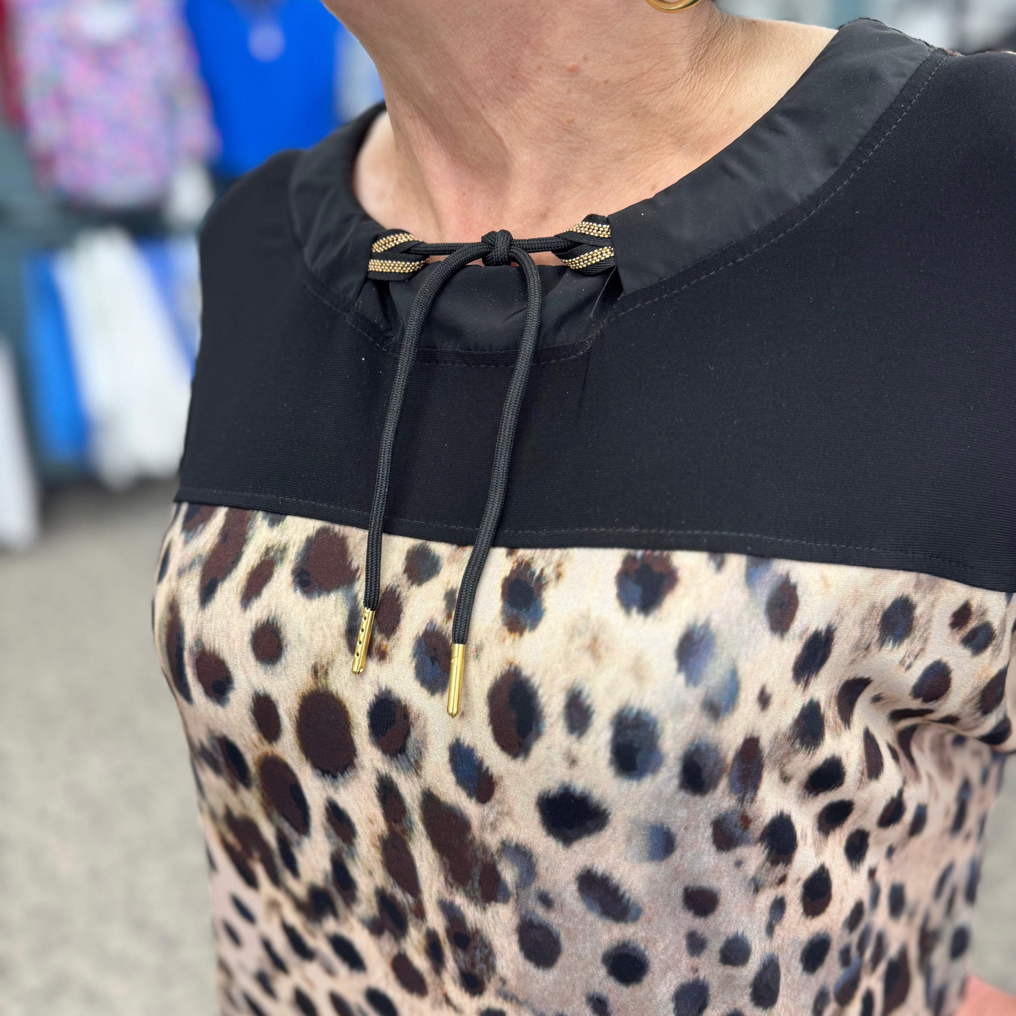 Silky Knit Animal Print Straight Dress