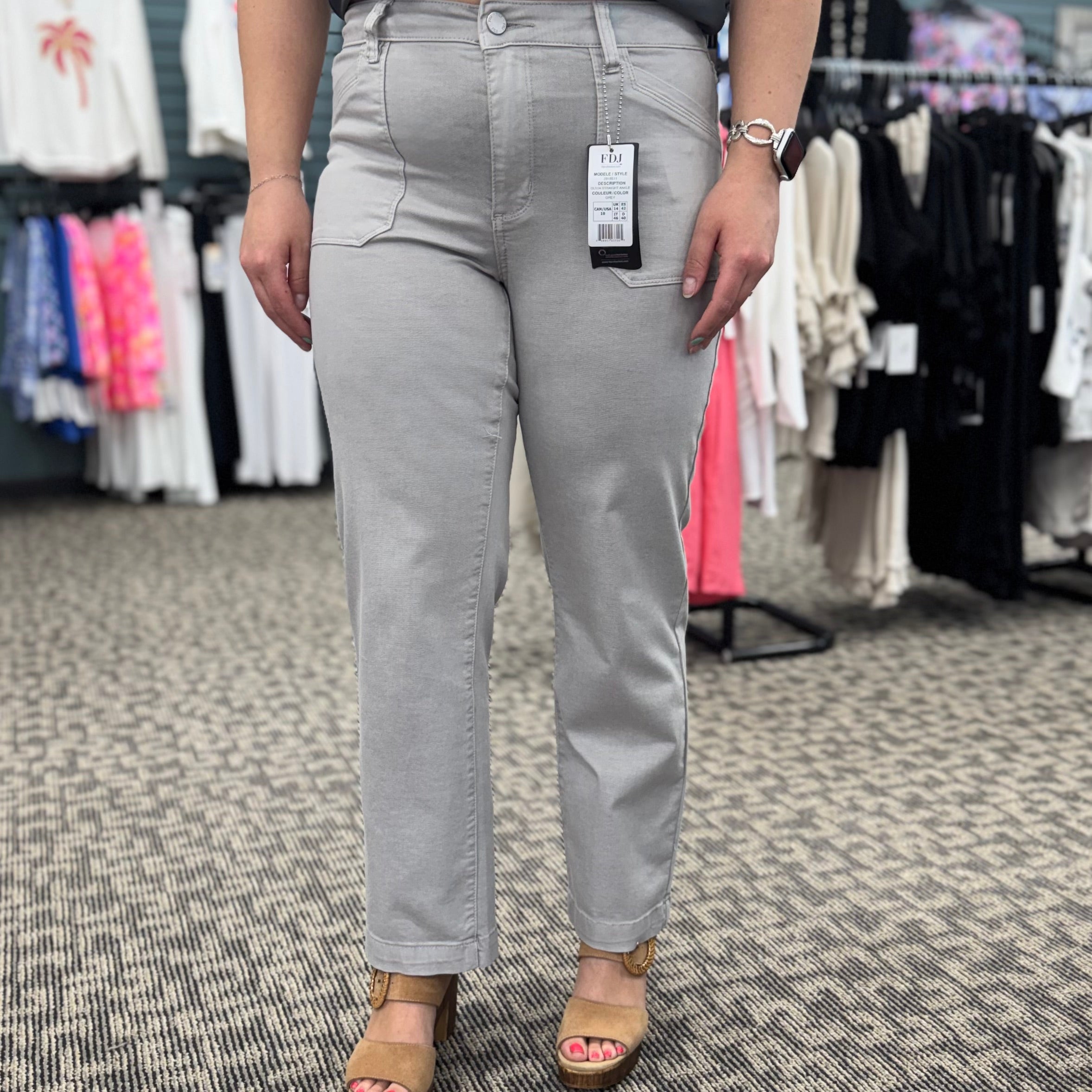 Everyday Stretch Cotton Gray Pants
