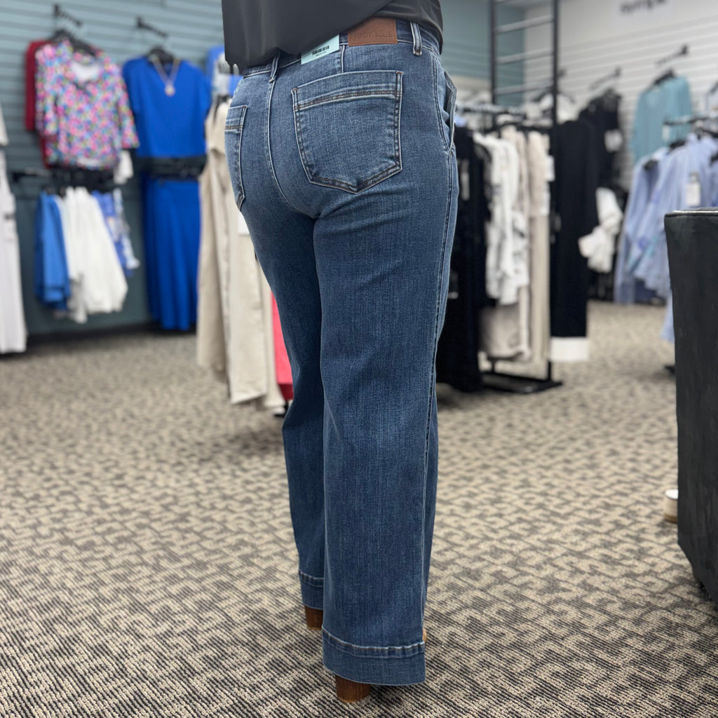 Petite Trouser Retro Wide Leg Jean