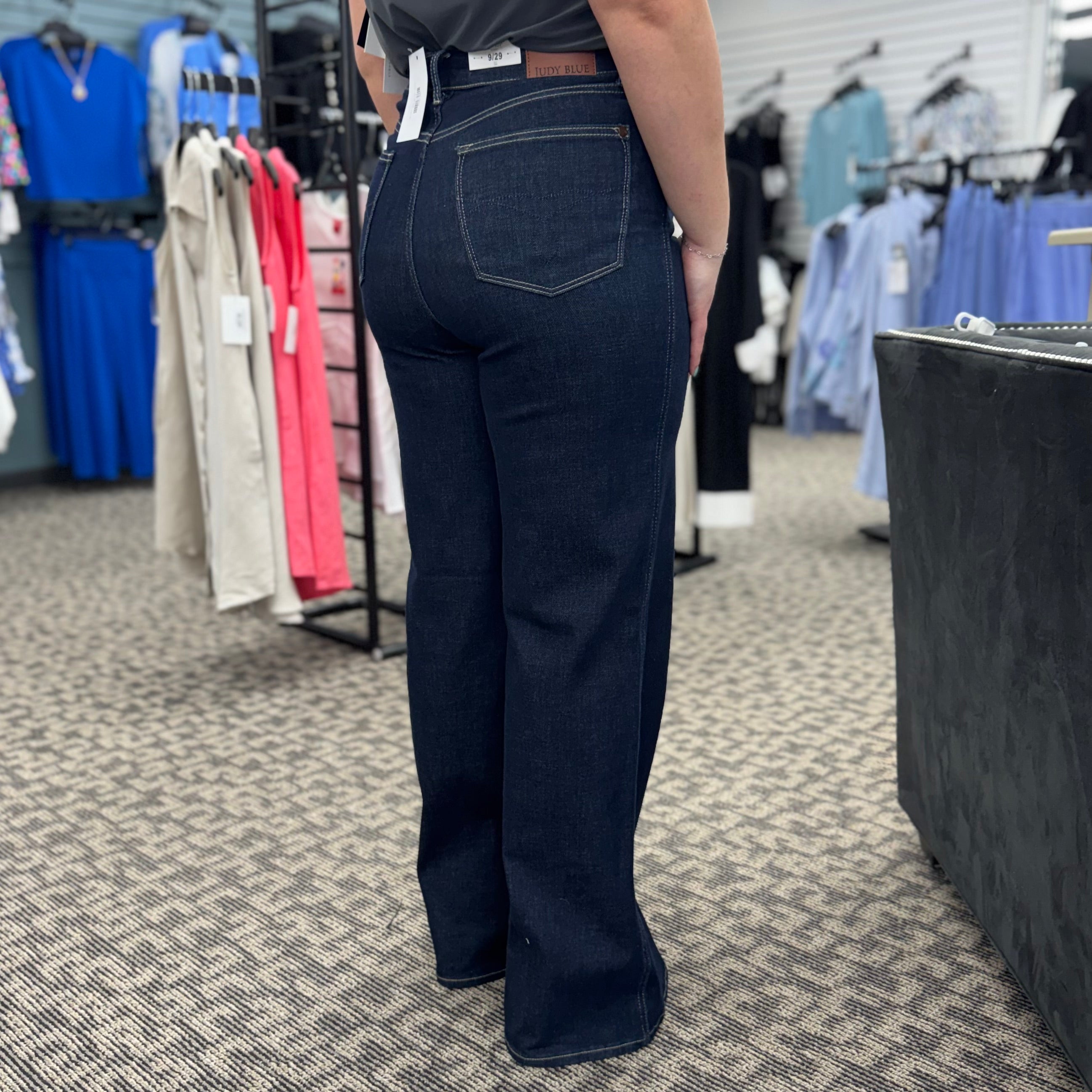High Waisted Tummy Control Retro Wide leg