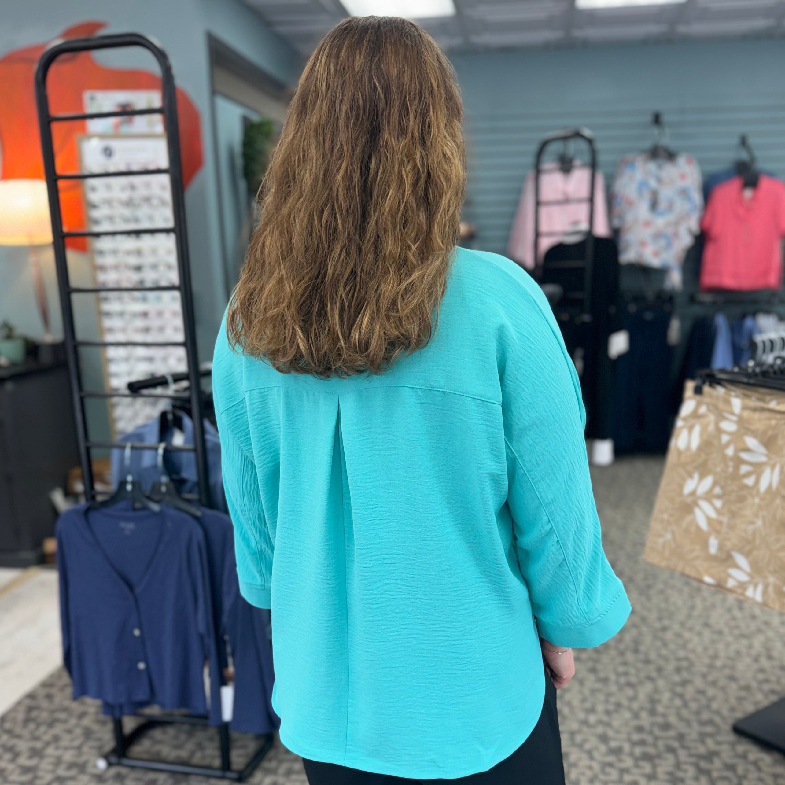 Airflow Solid Collar Tunic