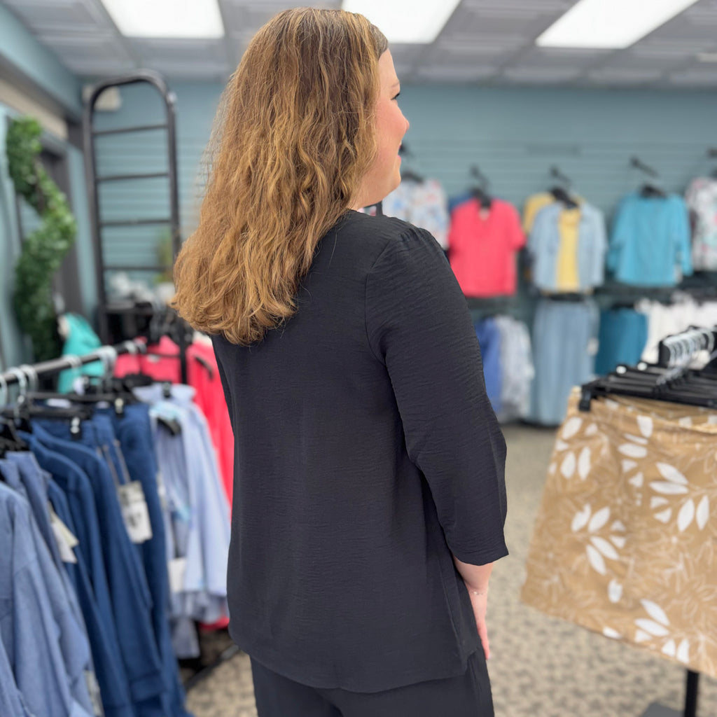 Airflow Solid Pocket Detail Tunic