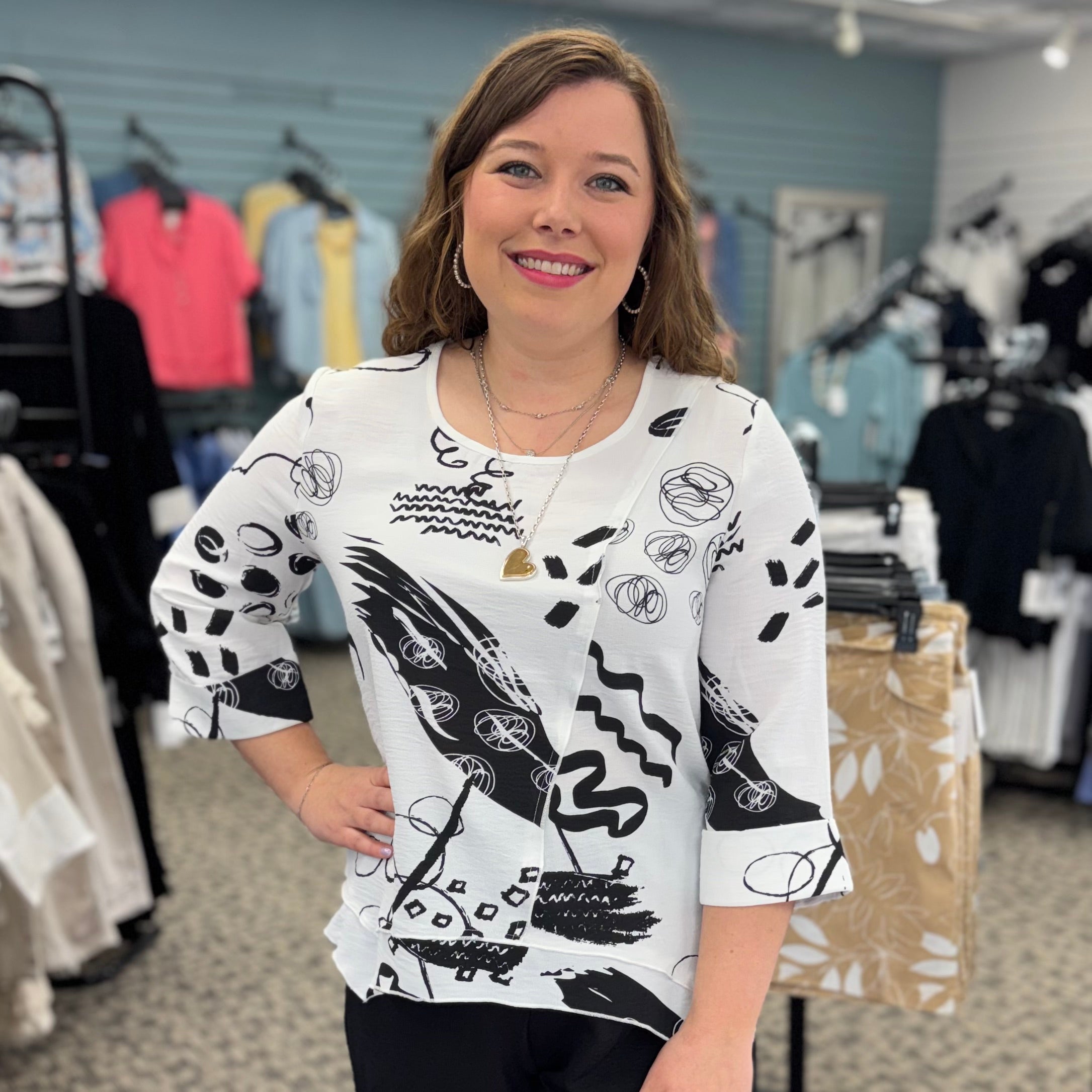 Airflow Two Tone Tunic
