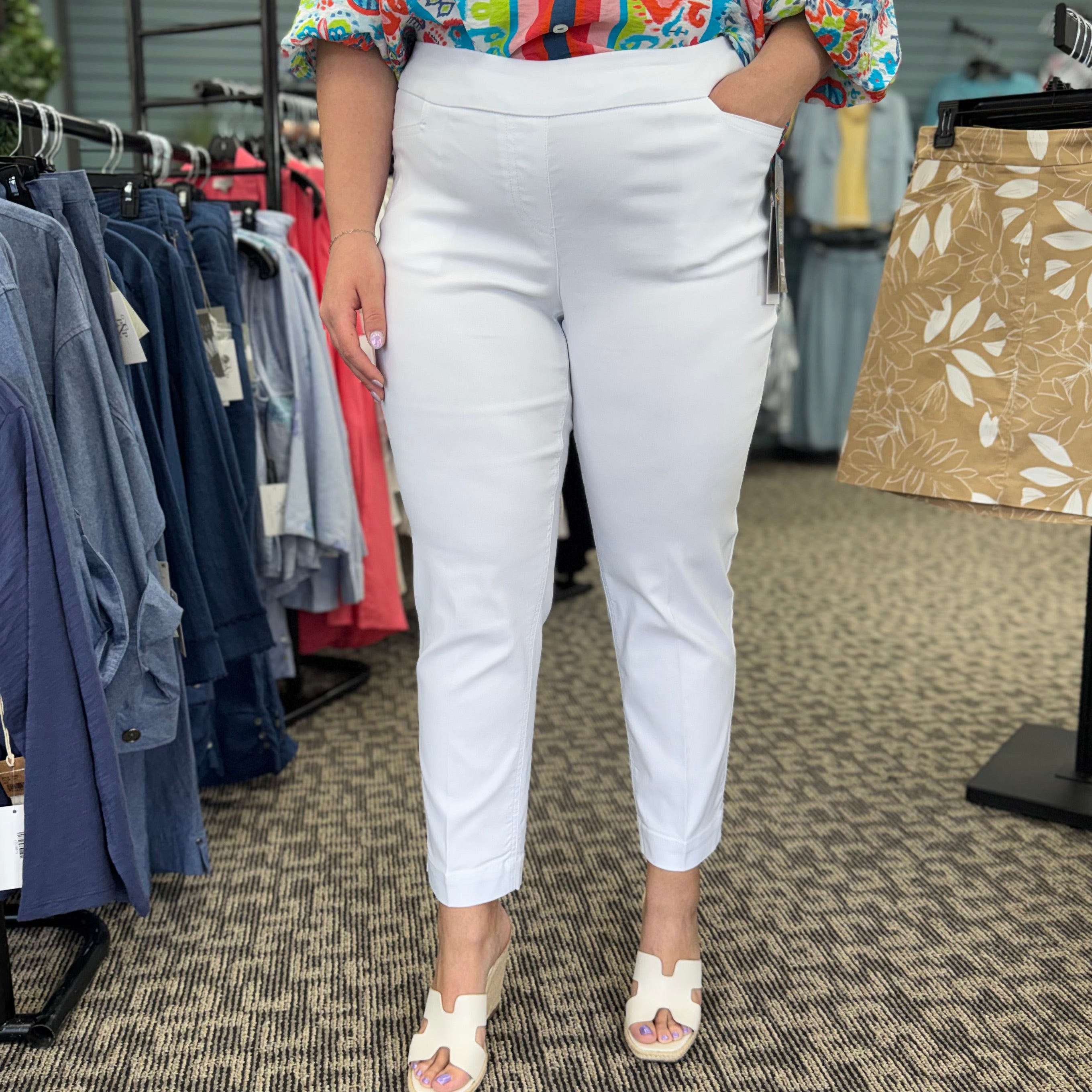 Pull On Crop Pants