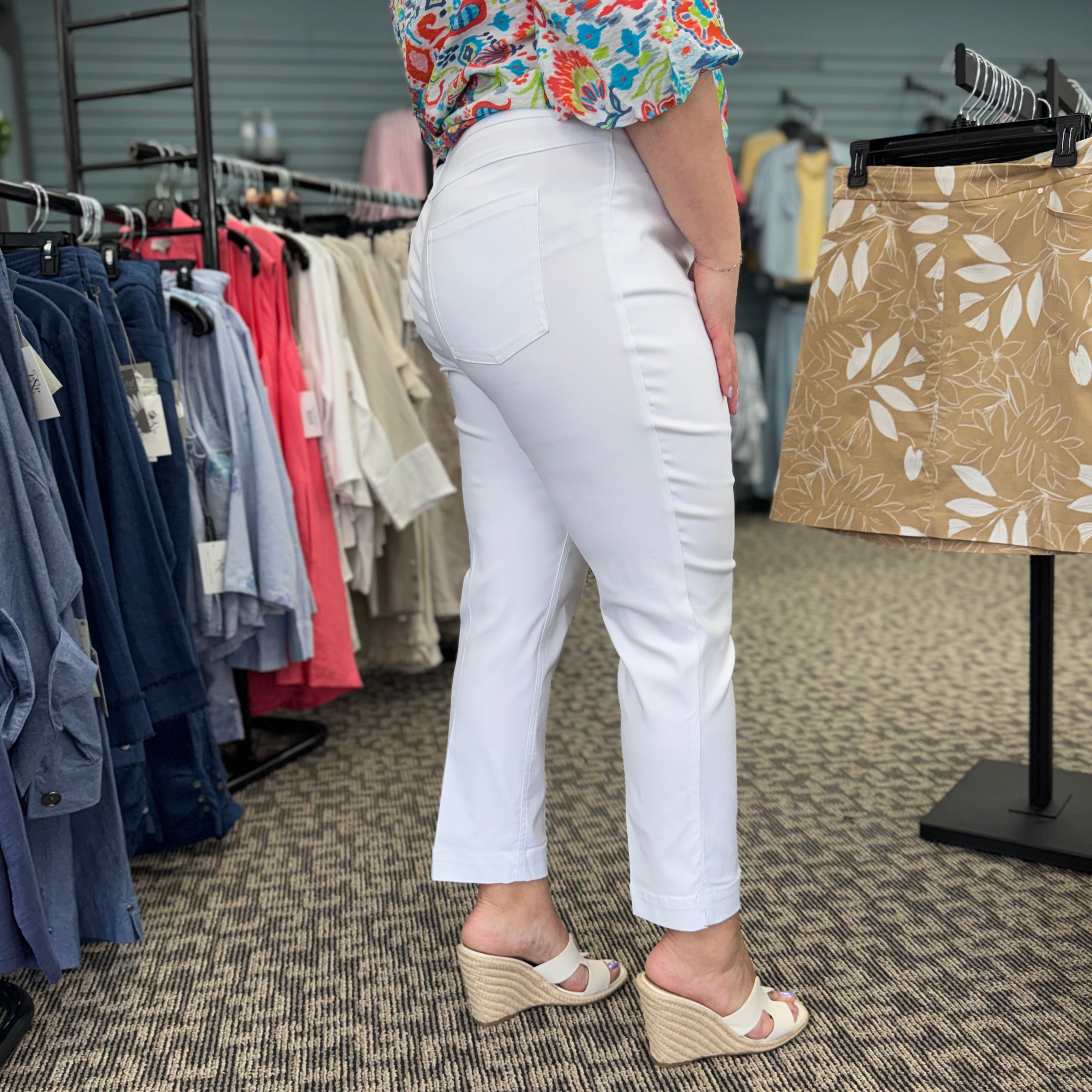 Pull On Crop Pants