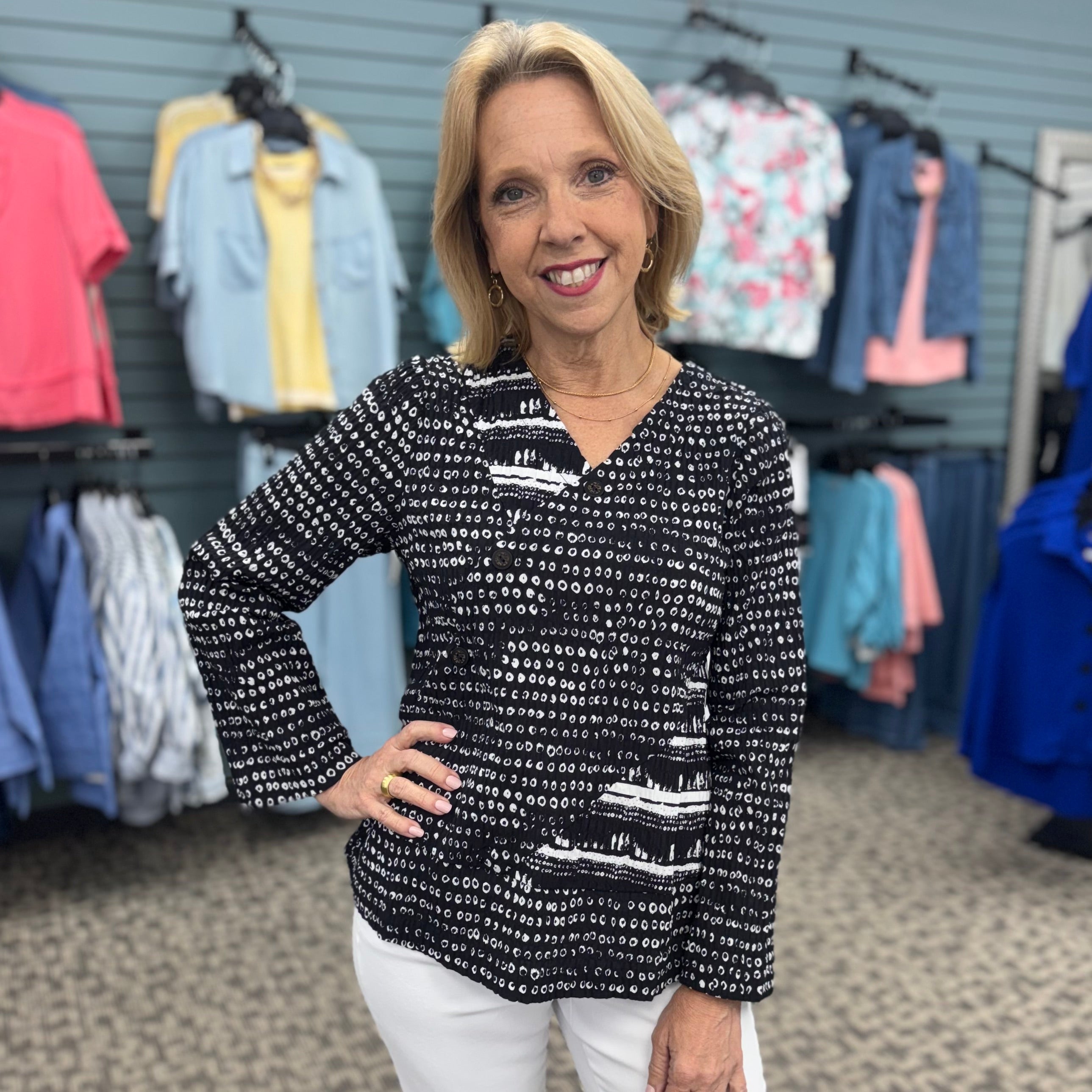 Cotton Spandex Bandani Tunic