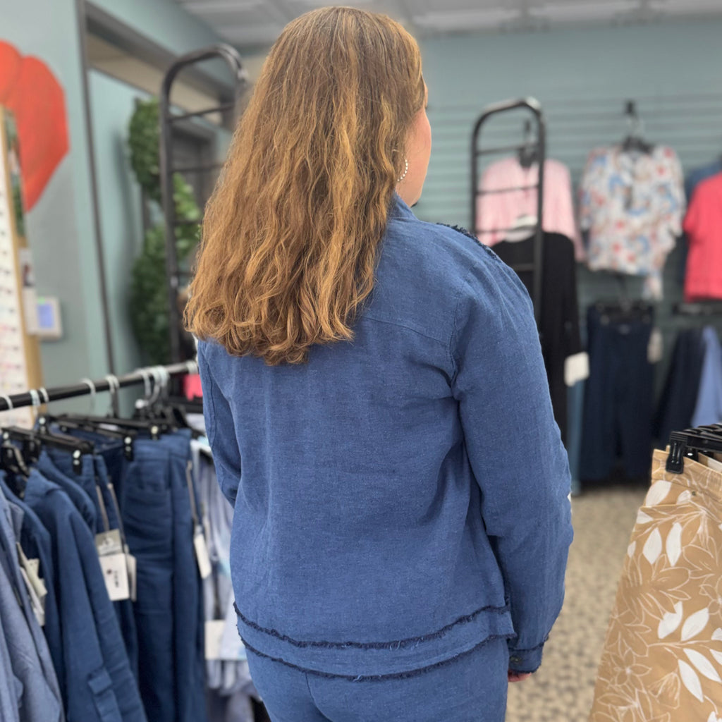 Linen Solid Summer Breeze Jacket
