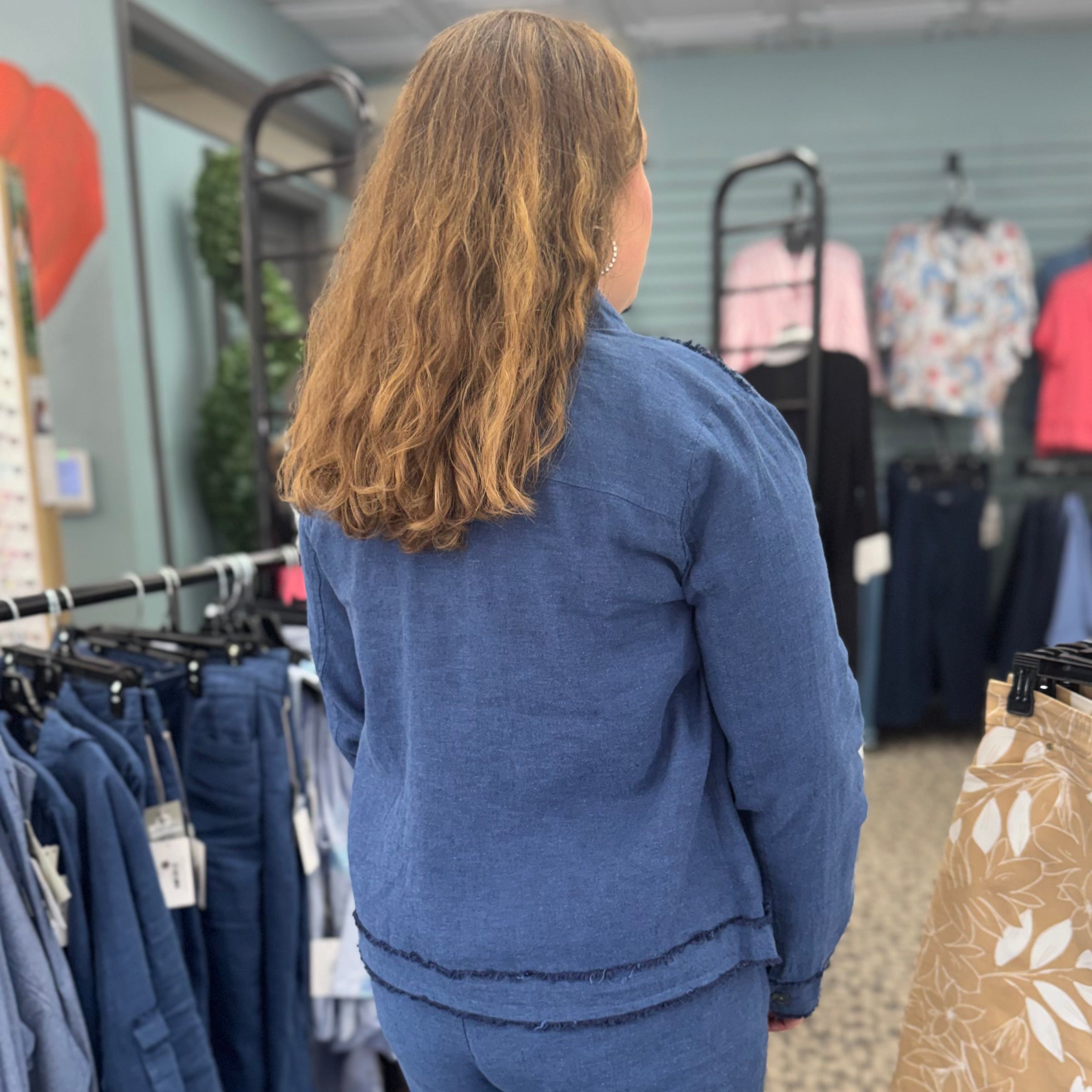 Linen Solid Summer Breeze Jacket