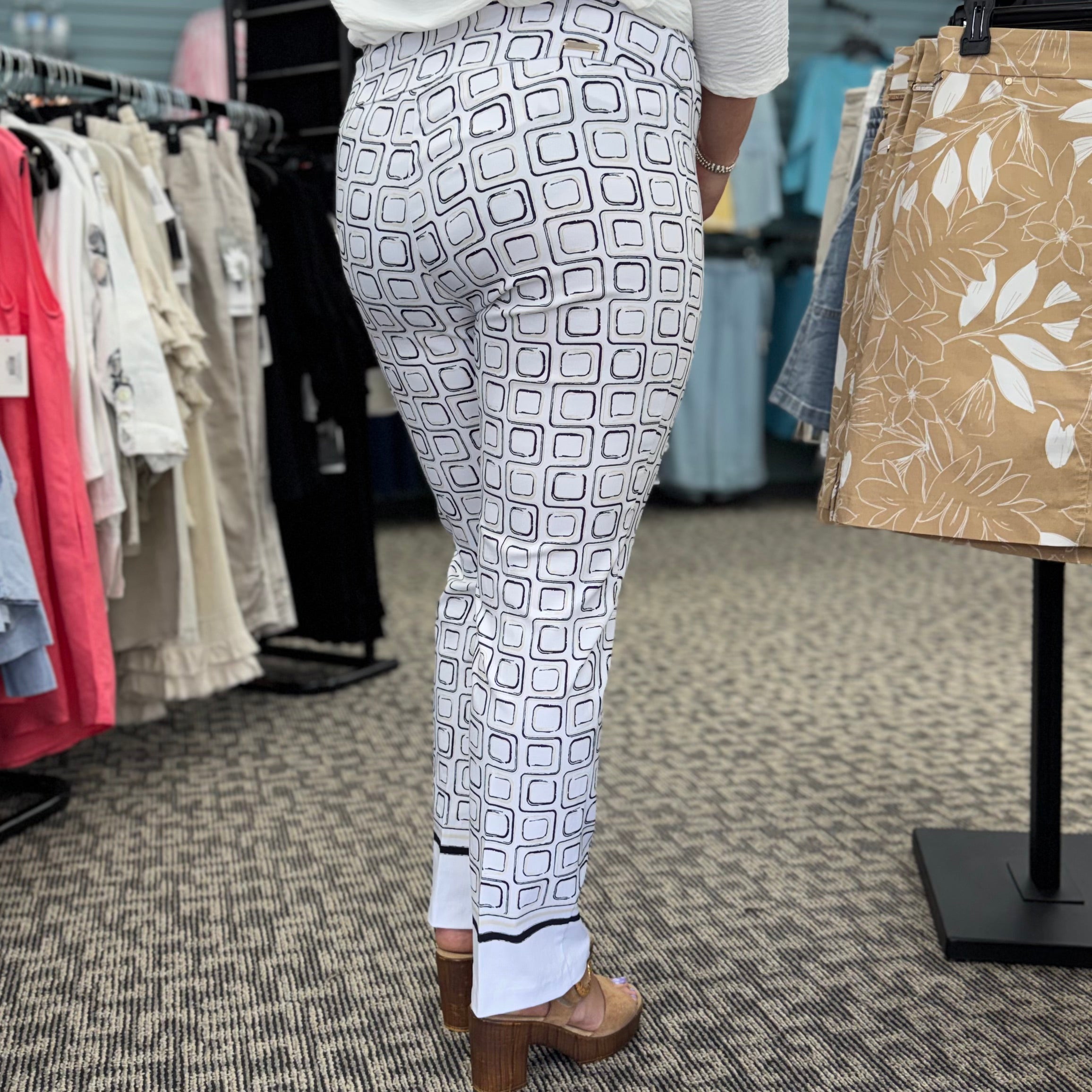 Millennium Printed Straight Pull on Pants