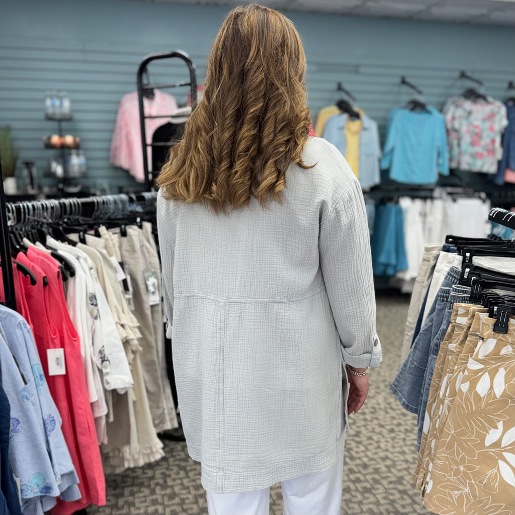 Sunkiss Cotton Gauze Beach Shirt