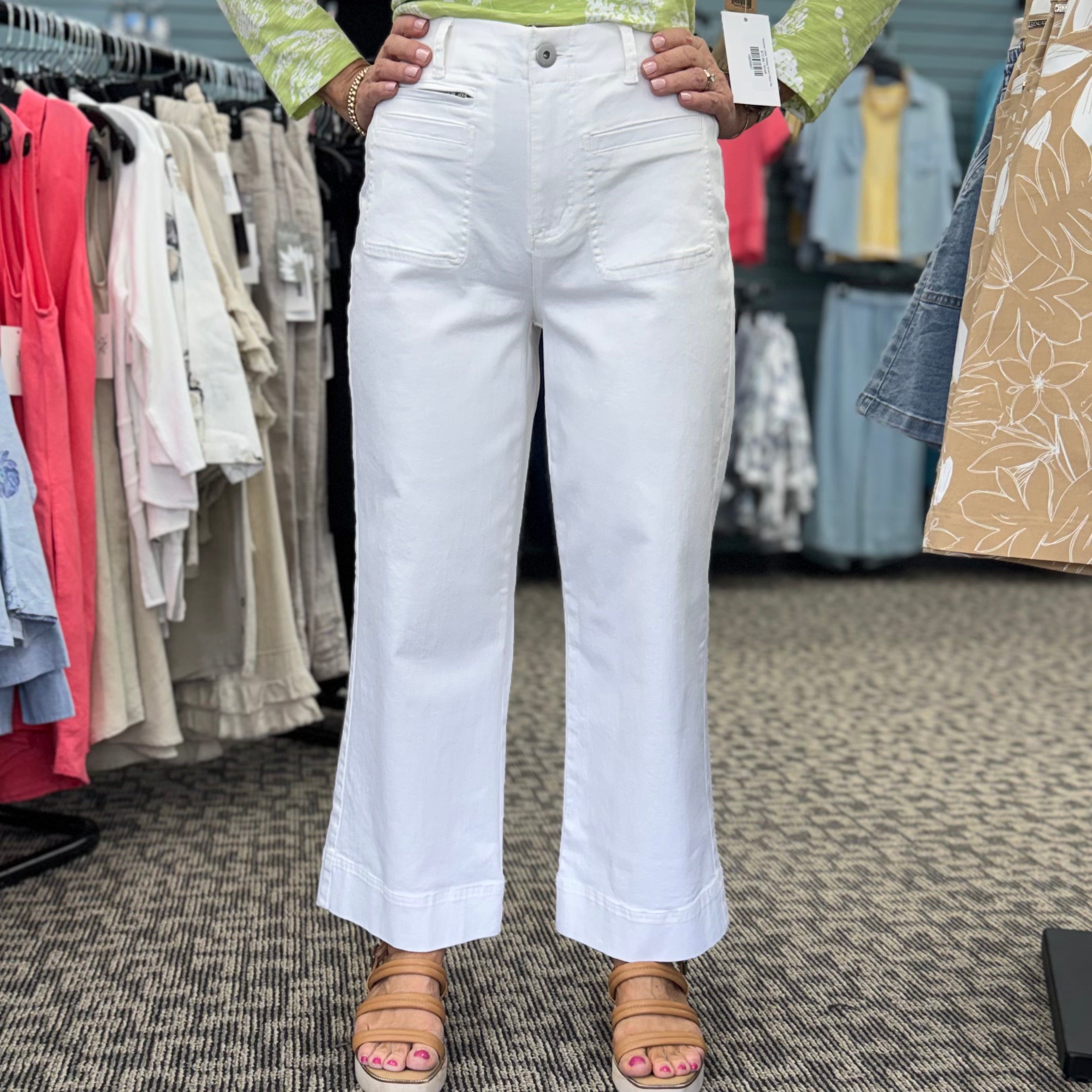 Stretch Denim Refreshed Crop Jeans