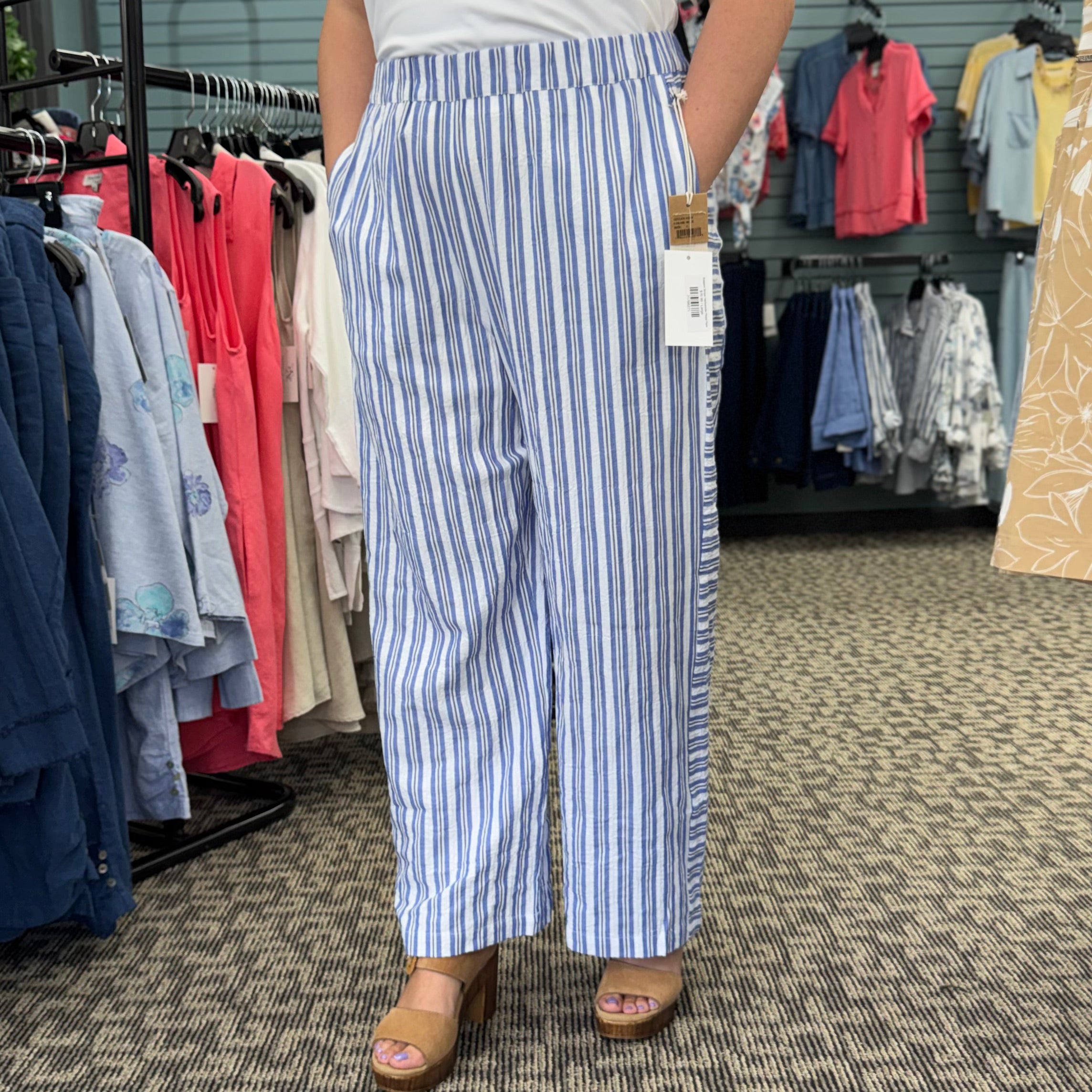 Seaport Stripe Harborside Flood Pant