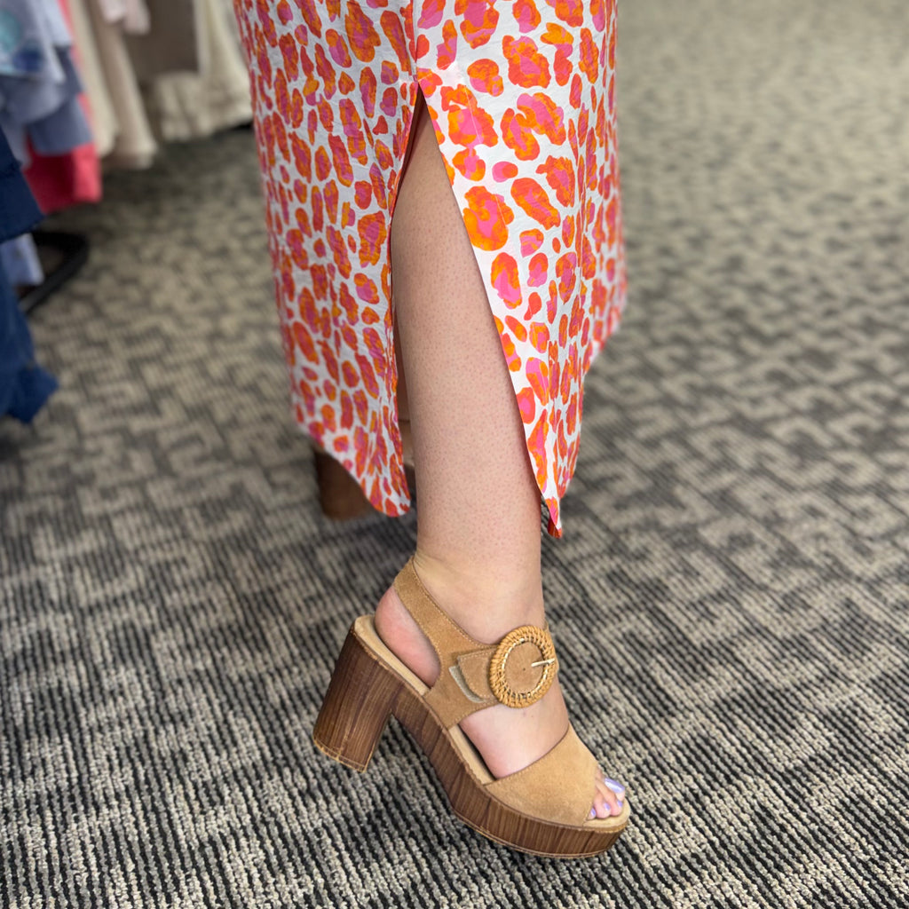Animal Print Midi Dress