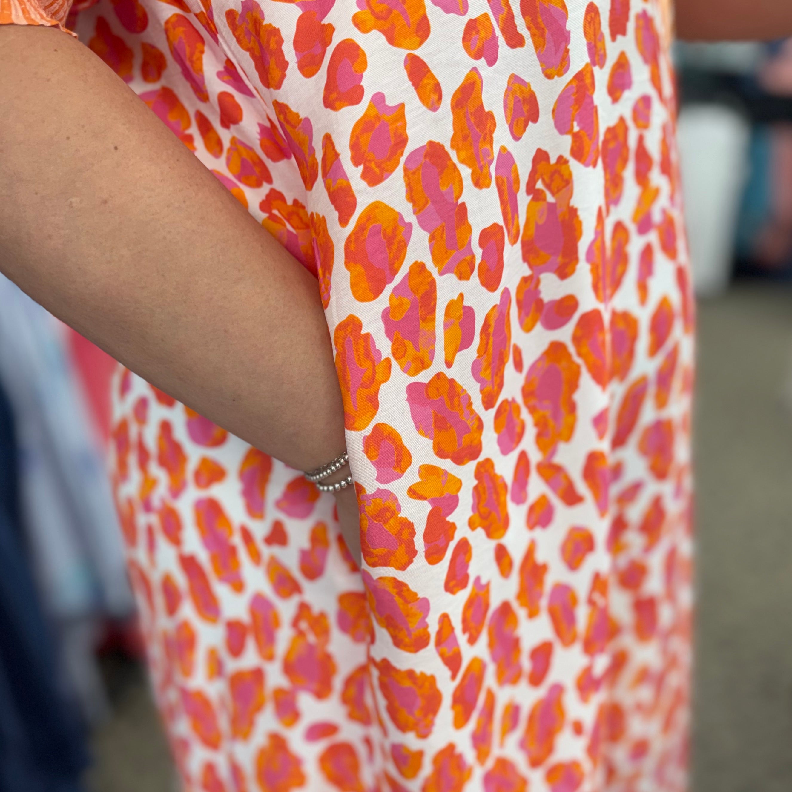 Animal Print Midi Dress