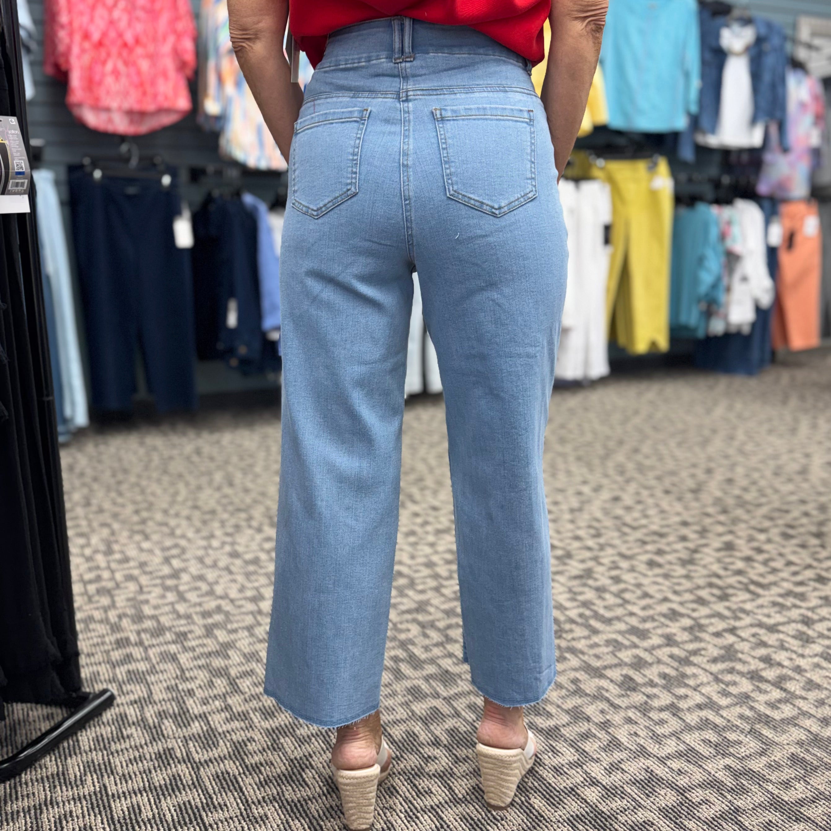 Cropped Denim Pant