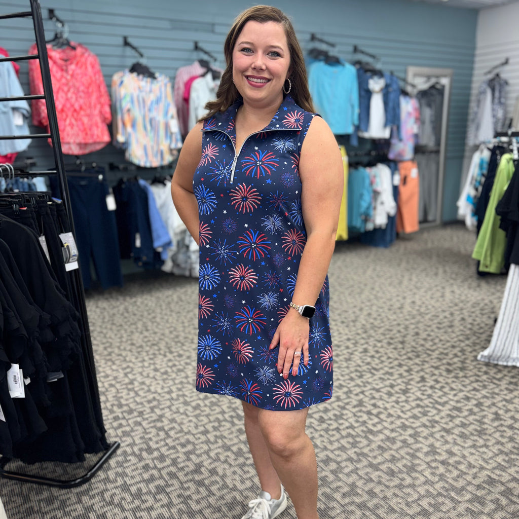 Sleeveless Zip Dress