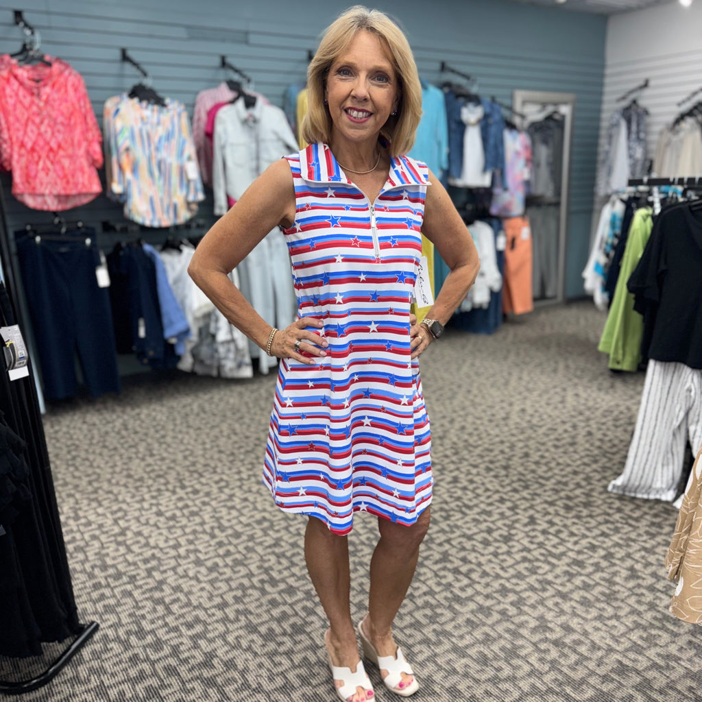 Sleeveless Zip Dress