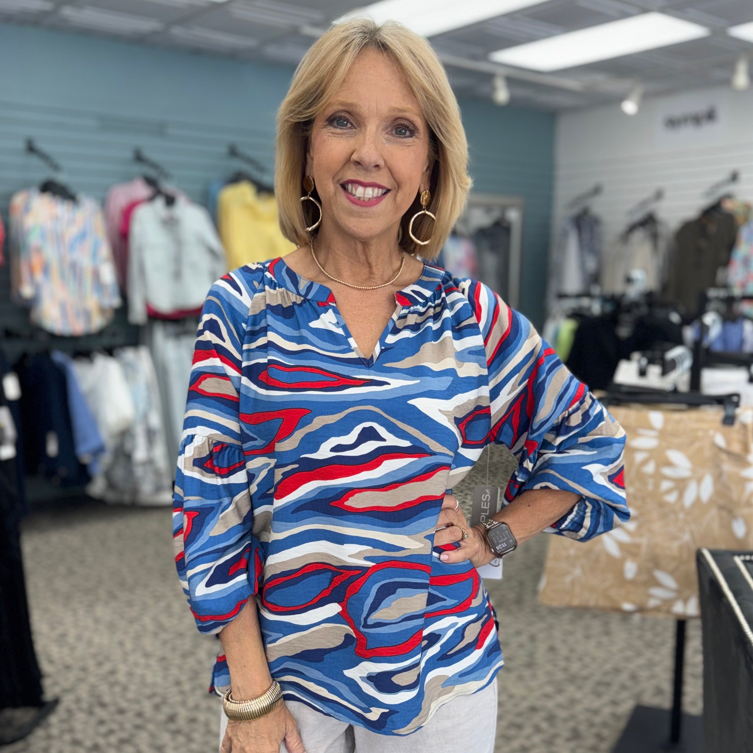 Willow Breeze Crinkle Top