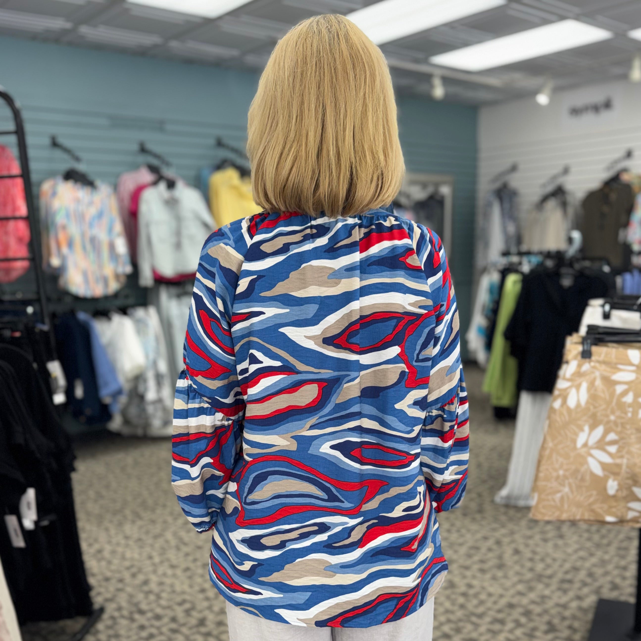 Willow Breeze Crinkle Top