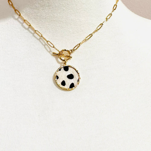 ANIMAL PRINT NECKLACE