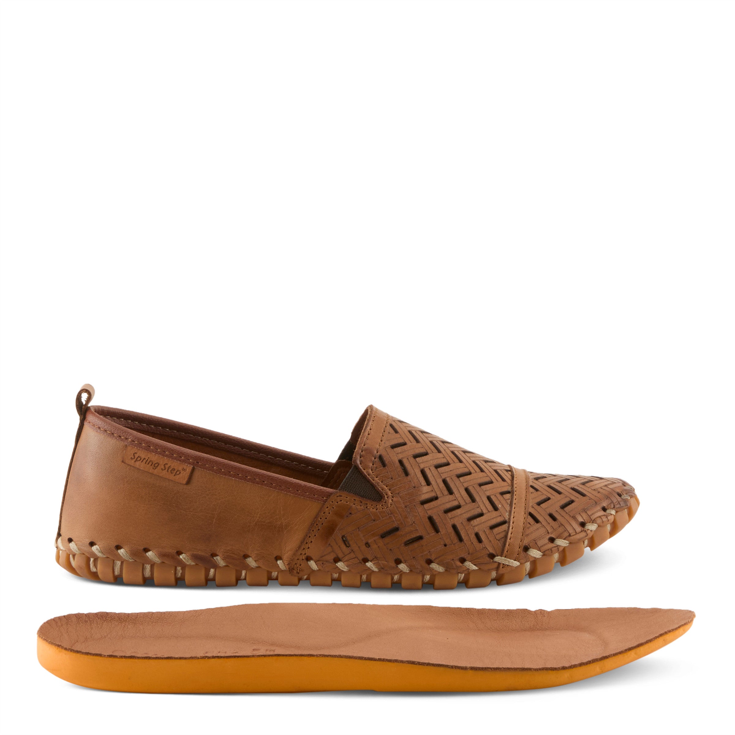 Spring Step Kapri Leather Loafer with Cutout Detail