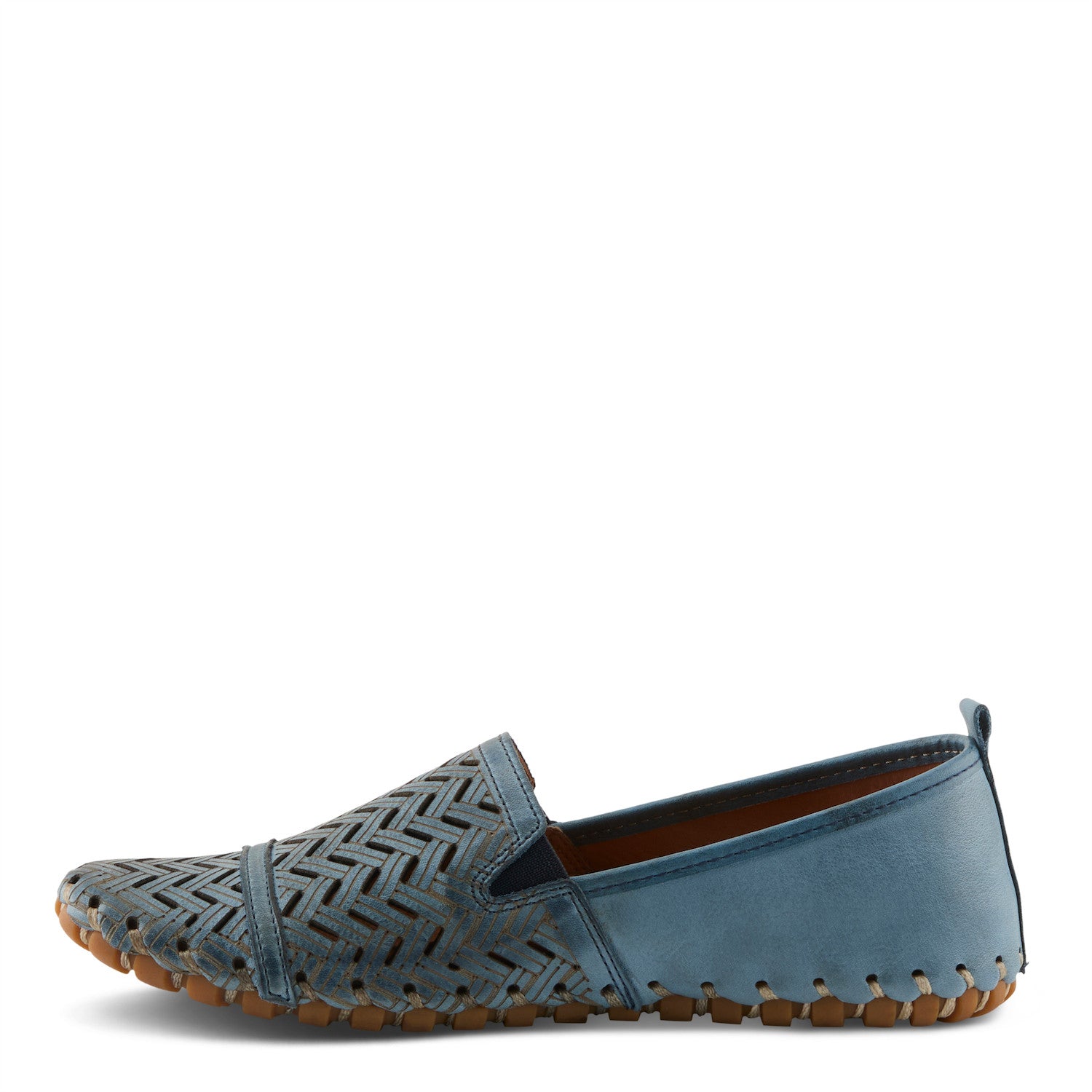 Spring Step Kapri Leather Loafer with Cutout Detail