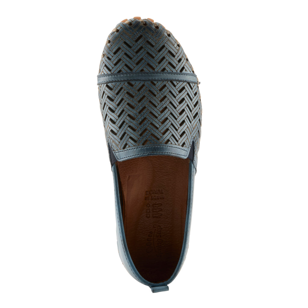 Spring Step Kapri Leather Loafer with Cutout Detail