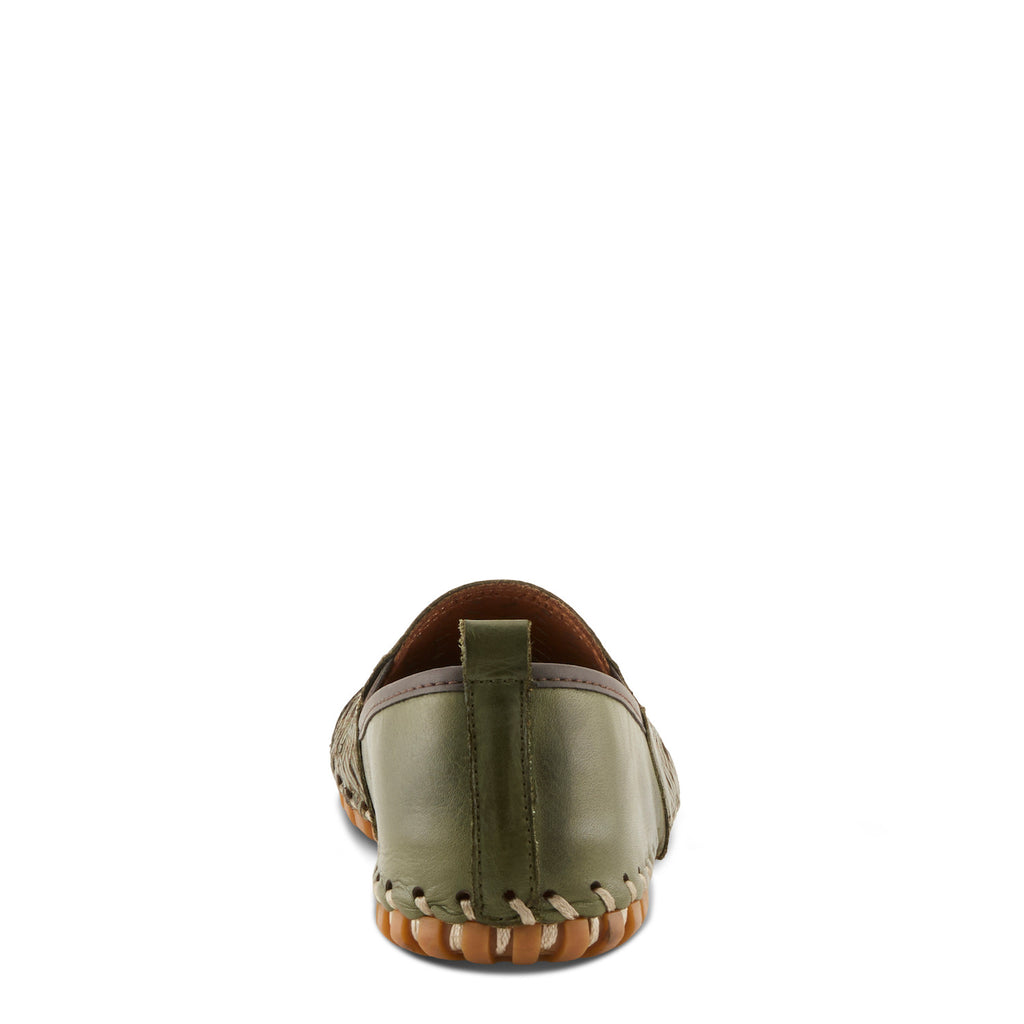 Spring Step Kapri Leather Loafer with Cutout Detail